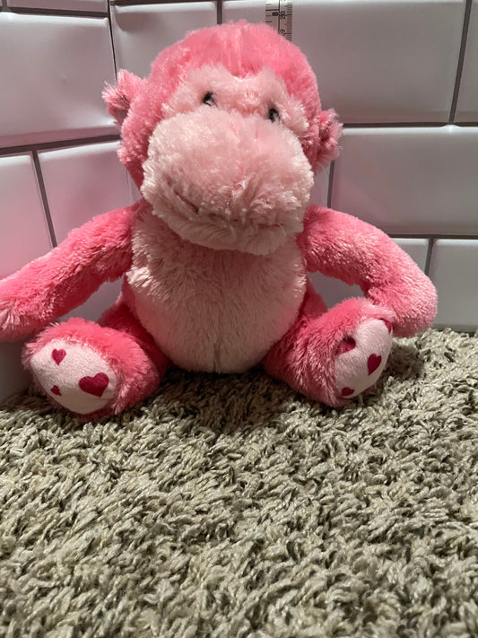 Russ Berrie Applause Pink Monkey Plush