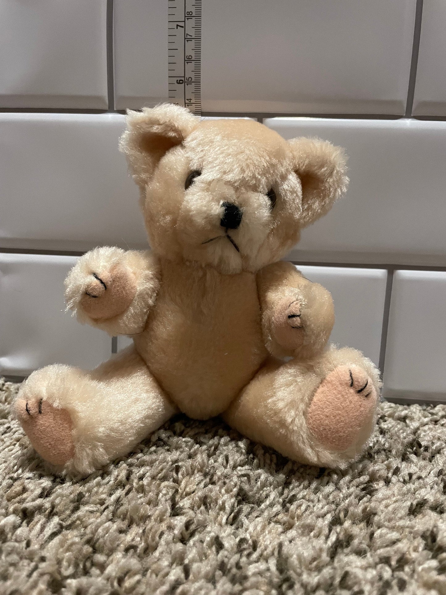 Brown Jointed Teddy Bear Plush. No Brand