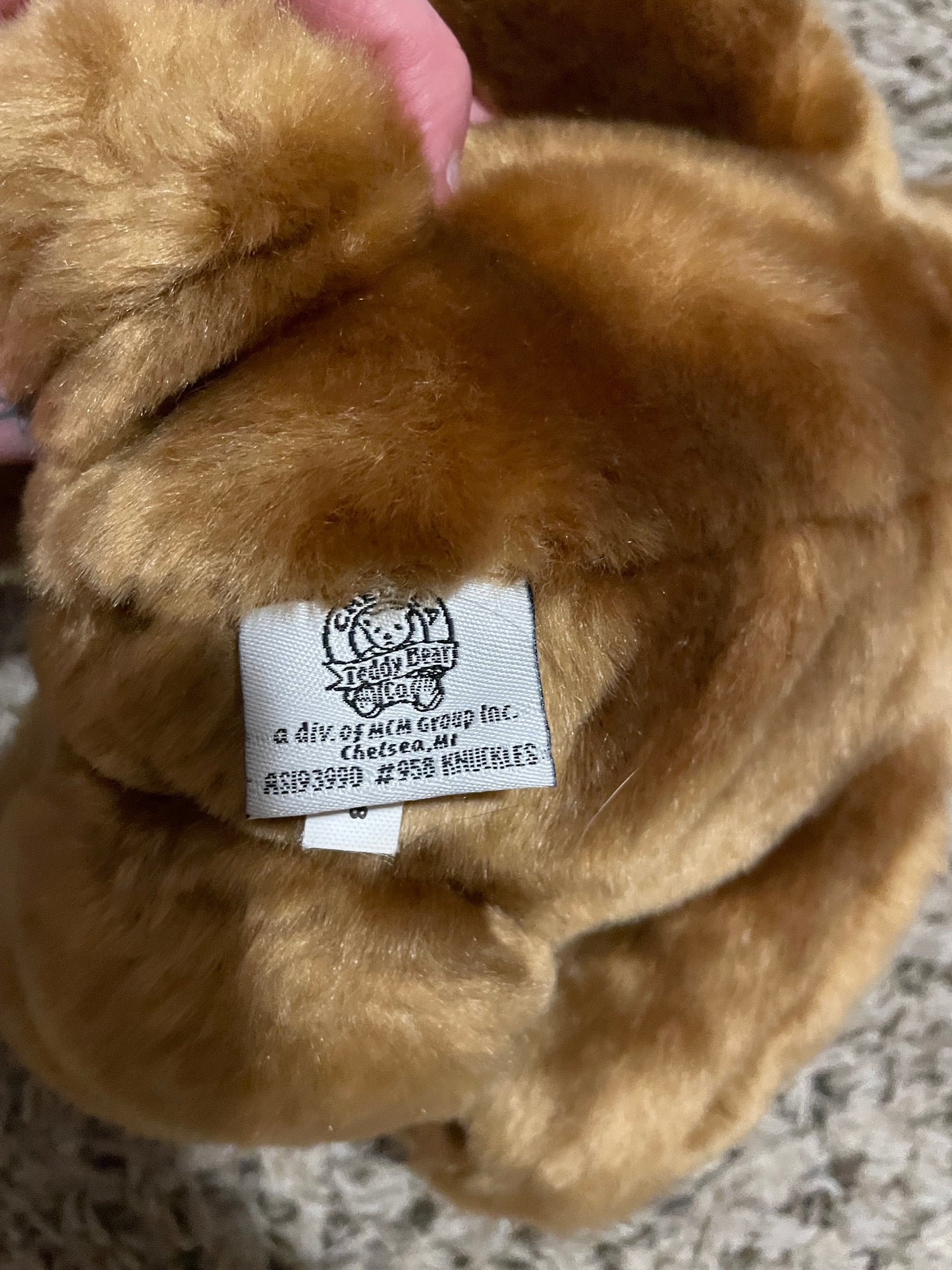 Chelsea Teddy Bear Co Soft Brown Teddy Bear Plush