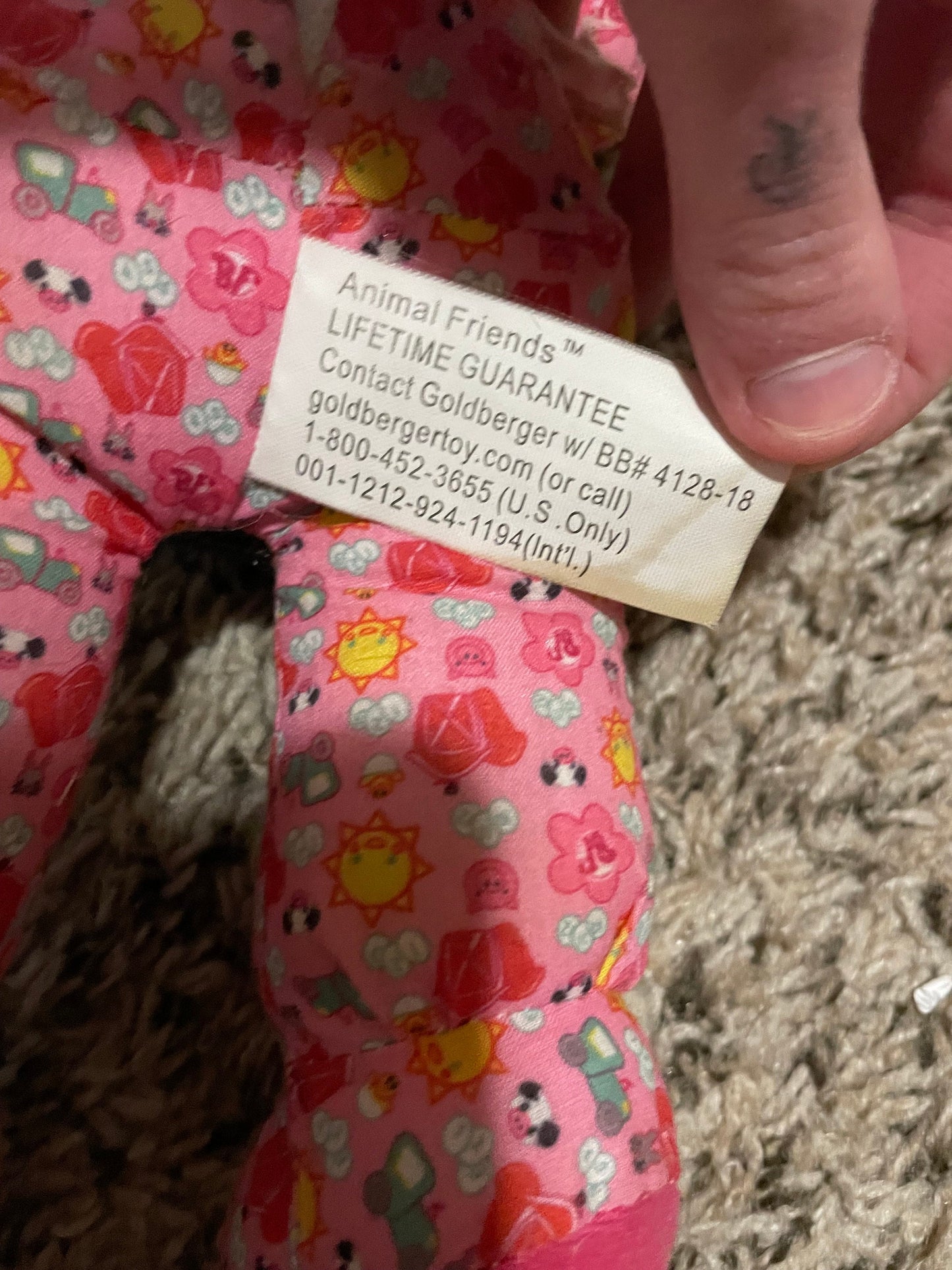 Goldberger Animal Friends piglet baby doll plush