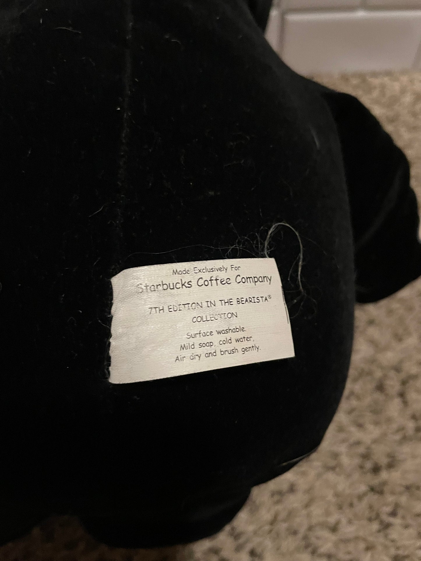 Starbucks Plush Bearista Bear: Skeleton Costume