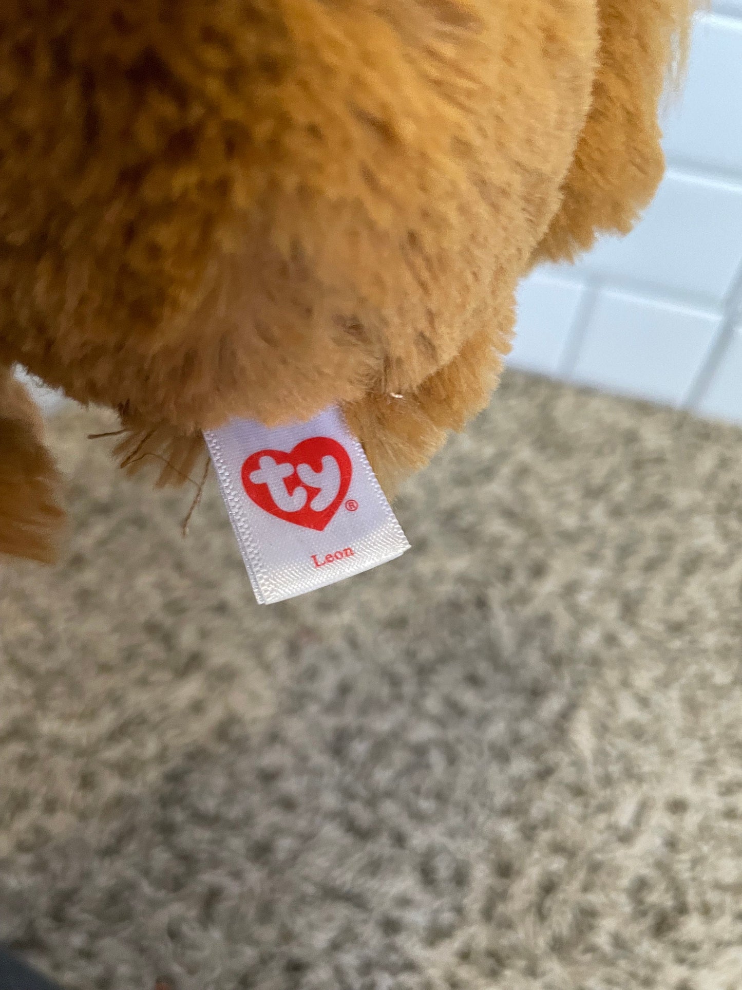 Ty beanie babies Leon lion plush