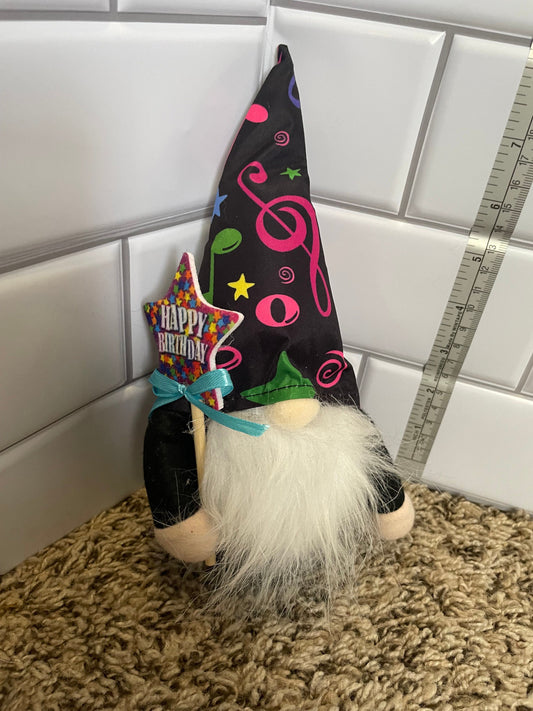 Happy birthday gnome plush