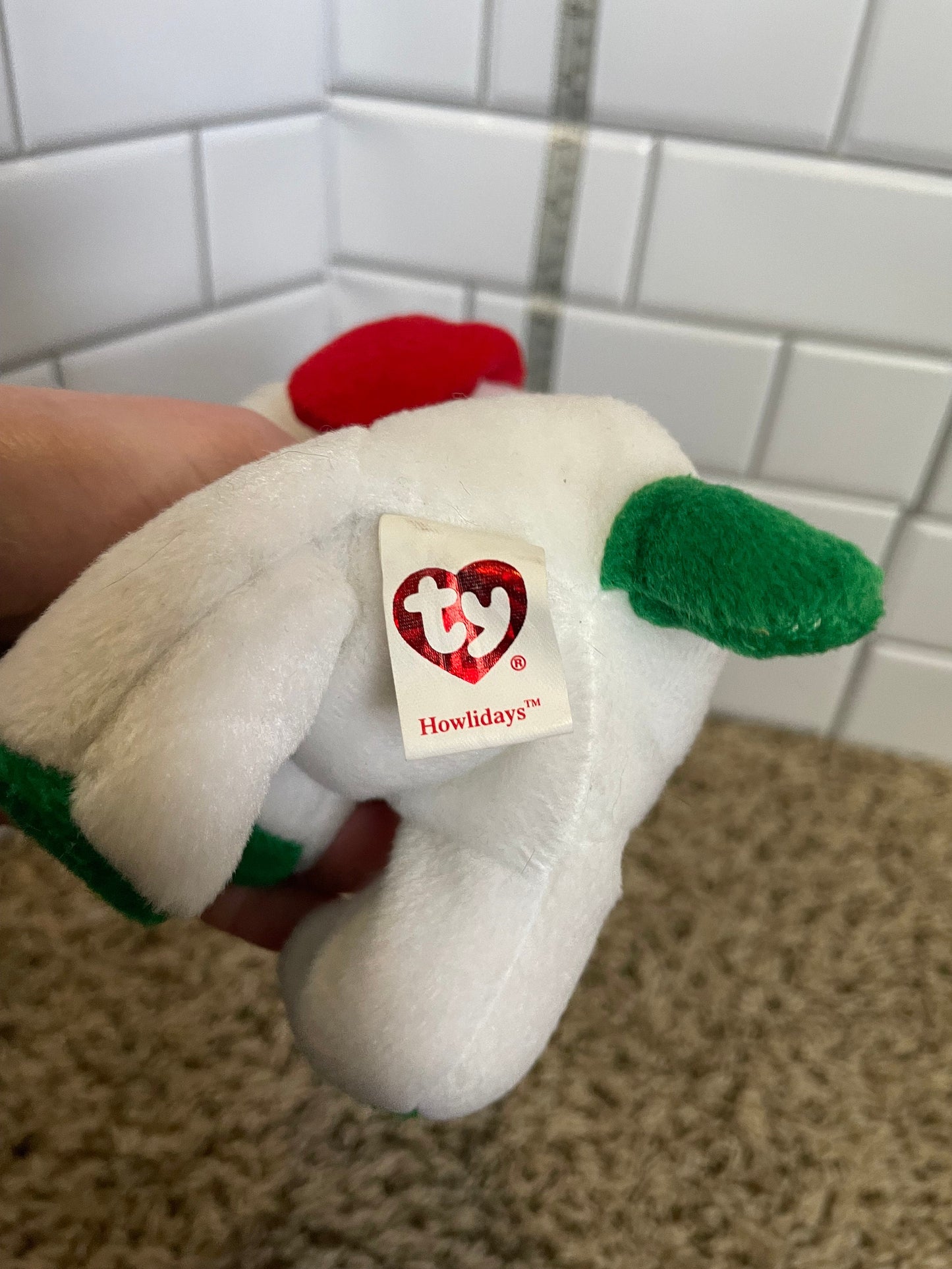 Ty beanie babies howlidays dog plush