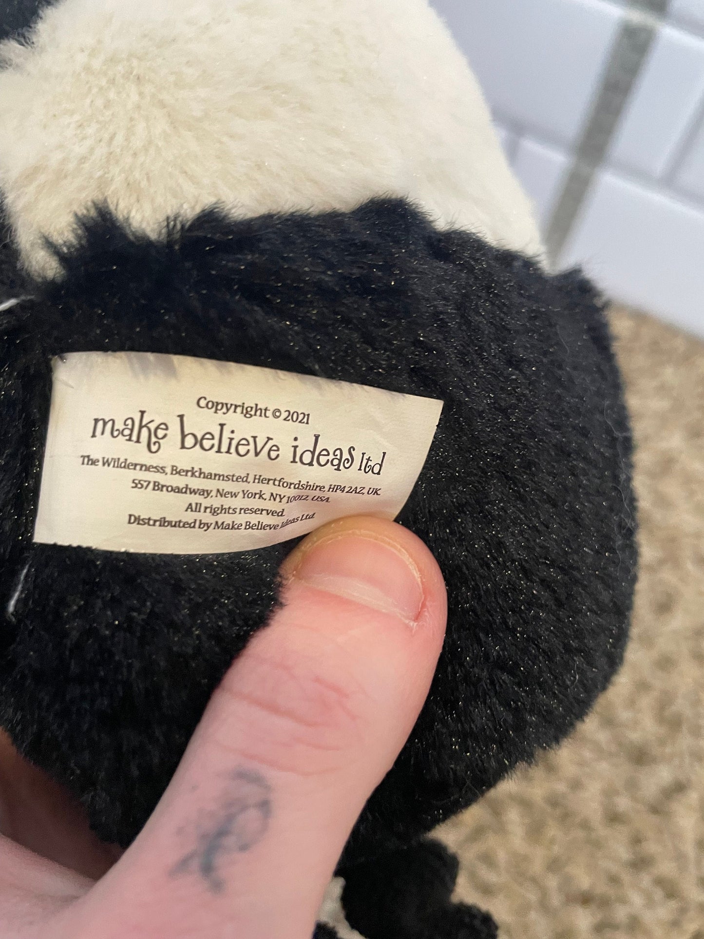 Make Believe ideas panda bear plush