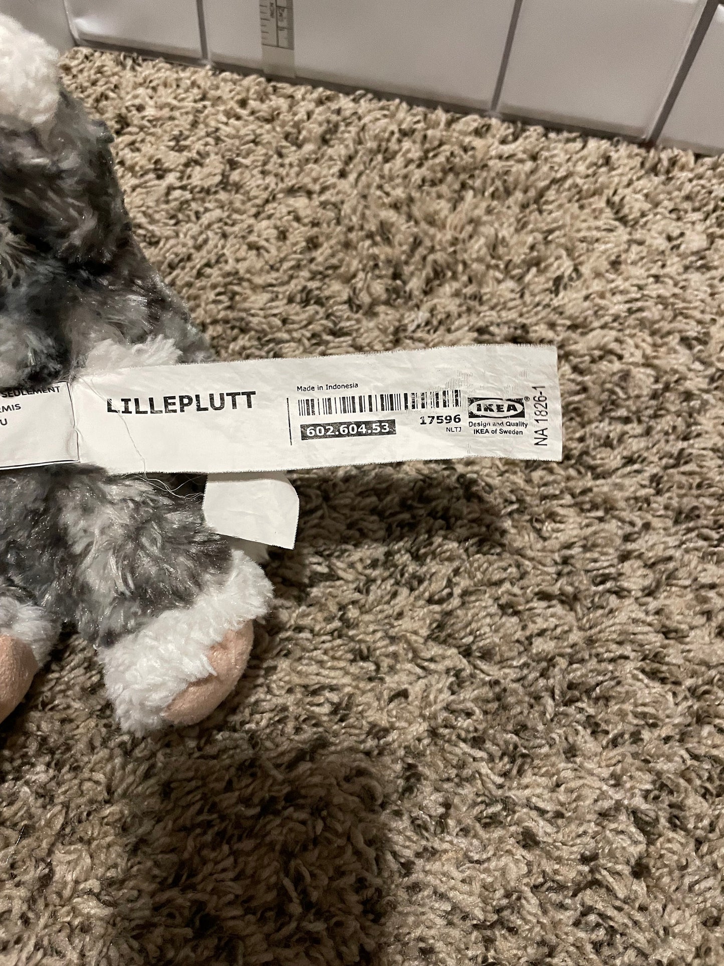 Ikea Cat Plush Lilleplutt