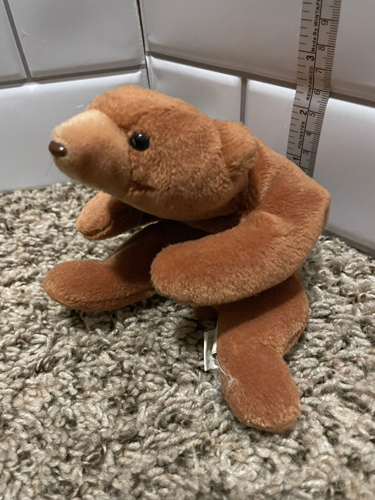 Ty beanie babies 1993 Cubbie brown bear plush