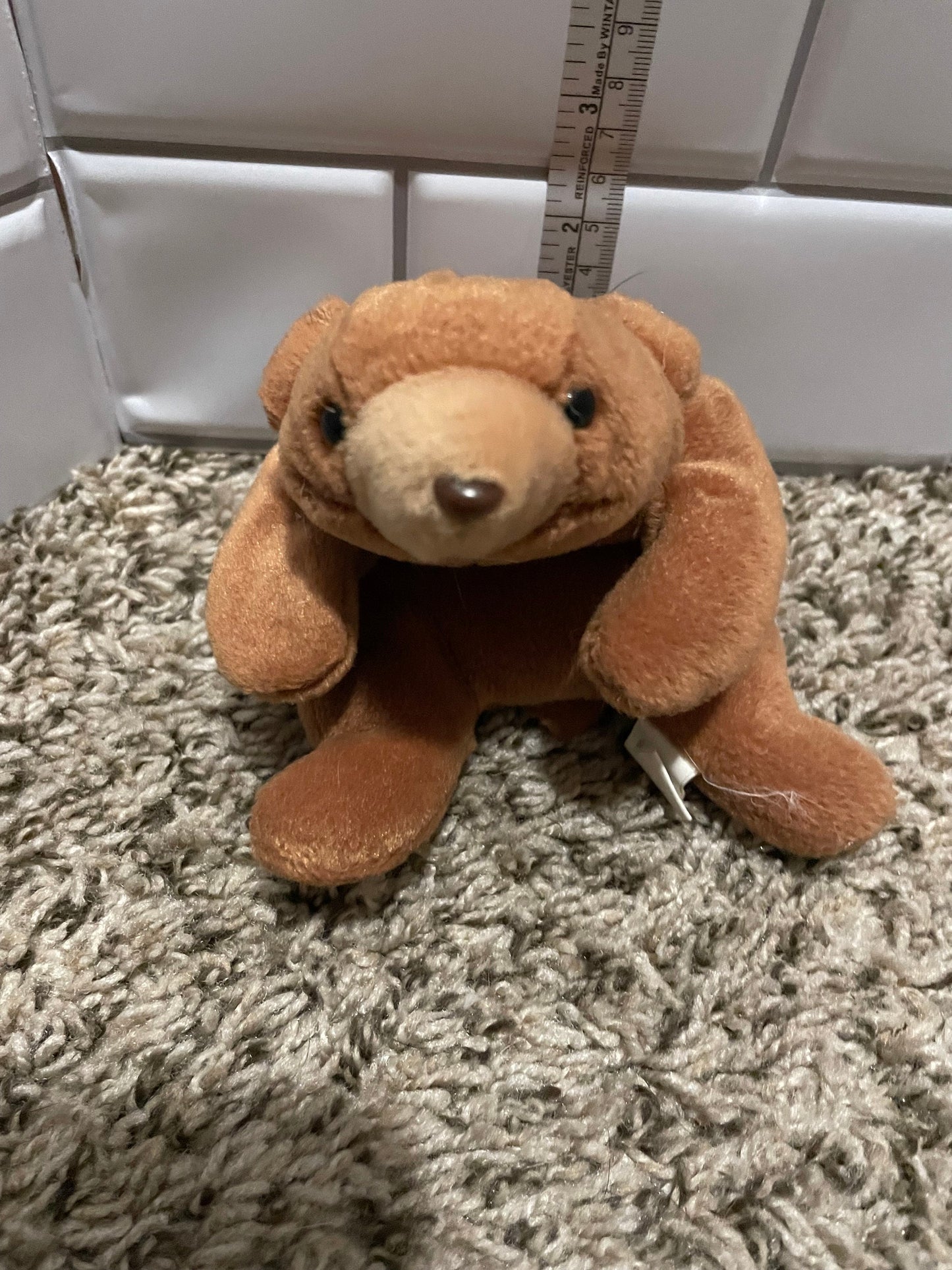Ty beanie babies 1993 Cubbie brown bear plush