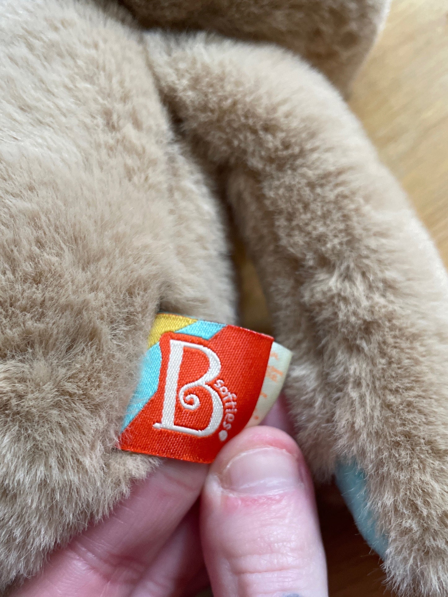 B Softies Brown 12” Plush & Beanie Teddy Bear Stuffed Animal Toy