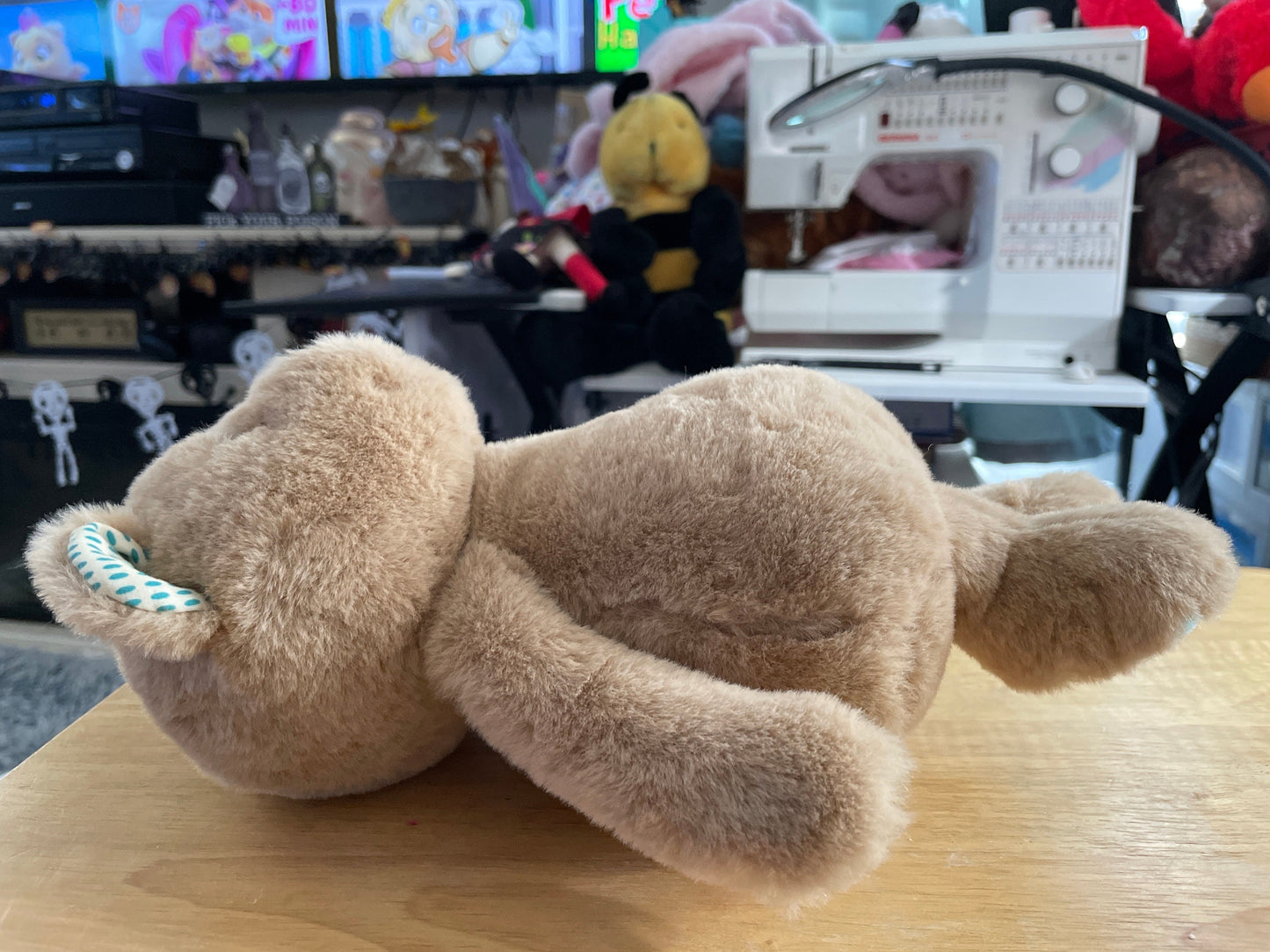 B Softies Brown 12” Plush & Beanie Teddy Bear Stuffed Animal Toy