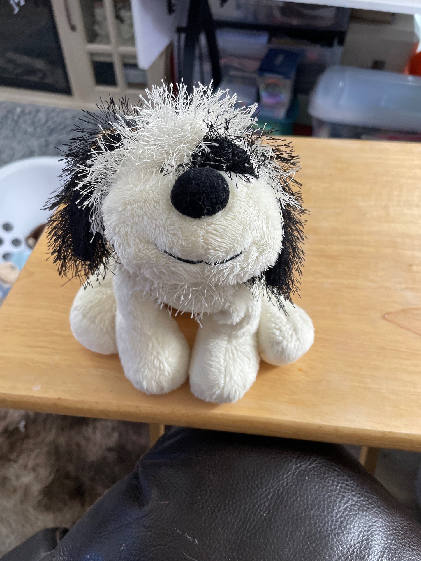 Webkinz Cheeky Dog Plush, Black and White