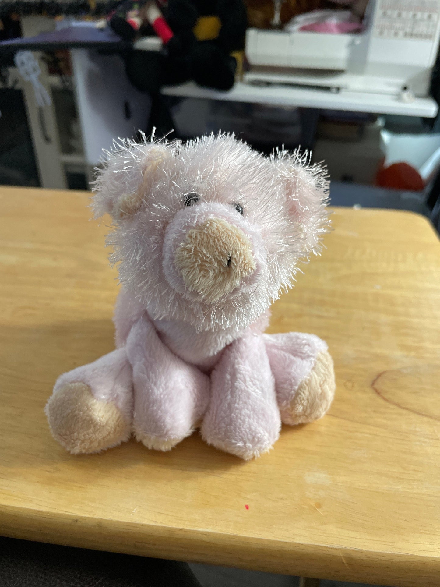 Webkinz Lil Kinz Shaggy Pink Pig Plush