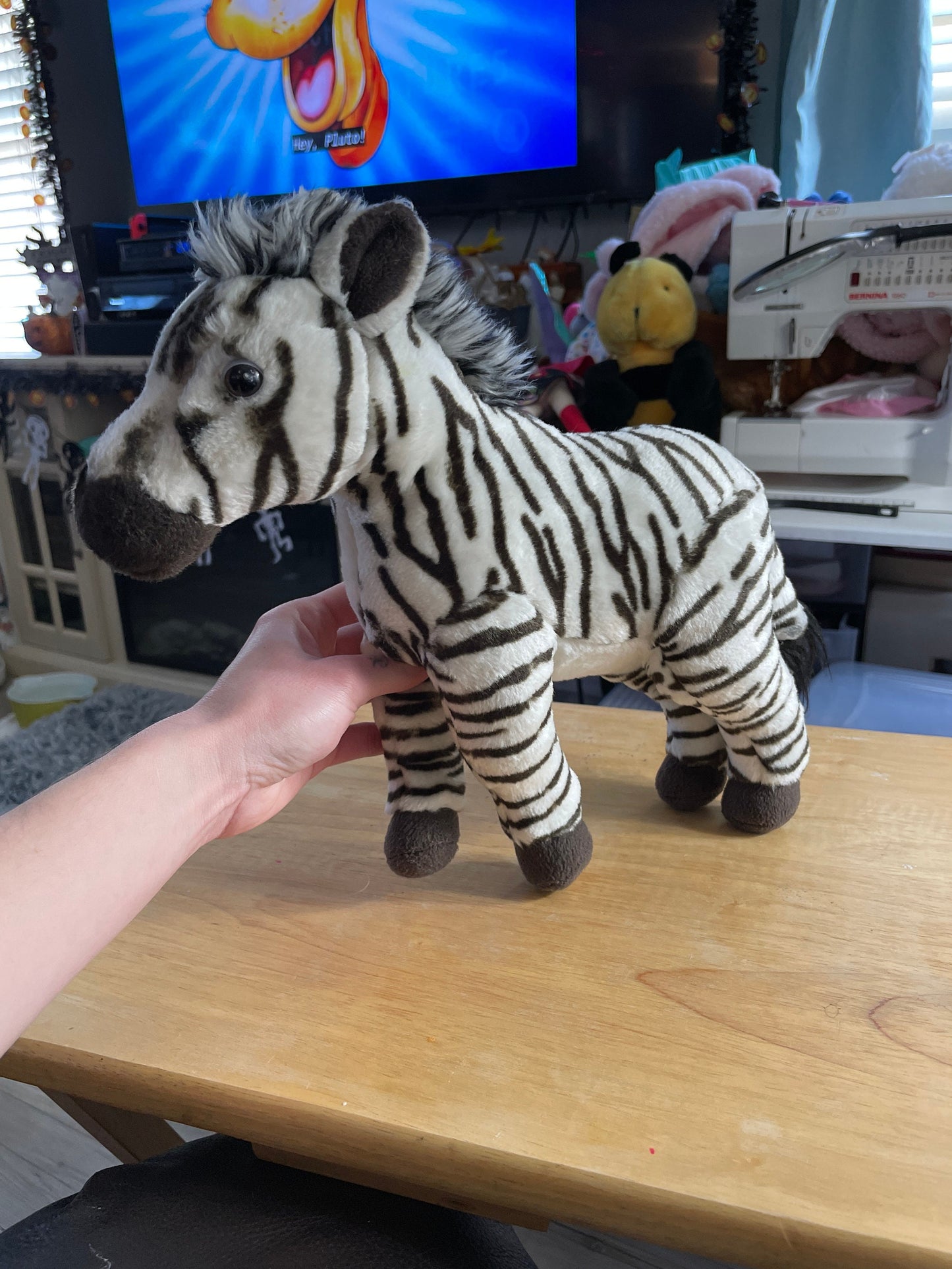 Webkinz Signature Cape Mountain Zebra Plush - No code, Rare and HTF!