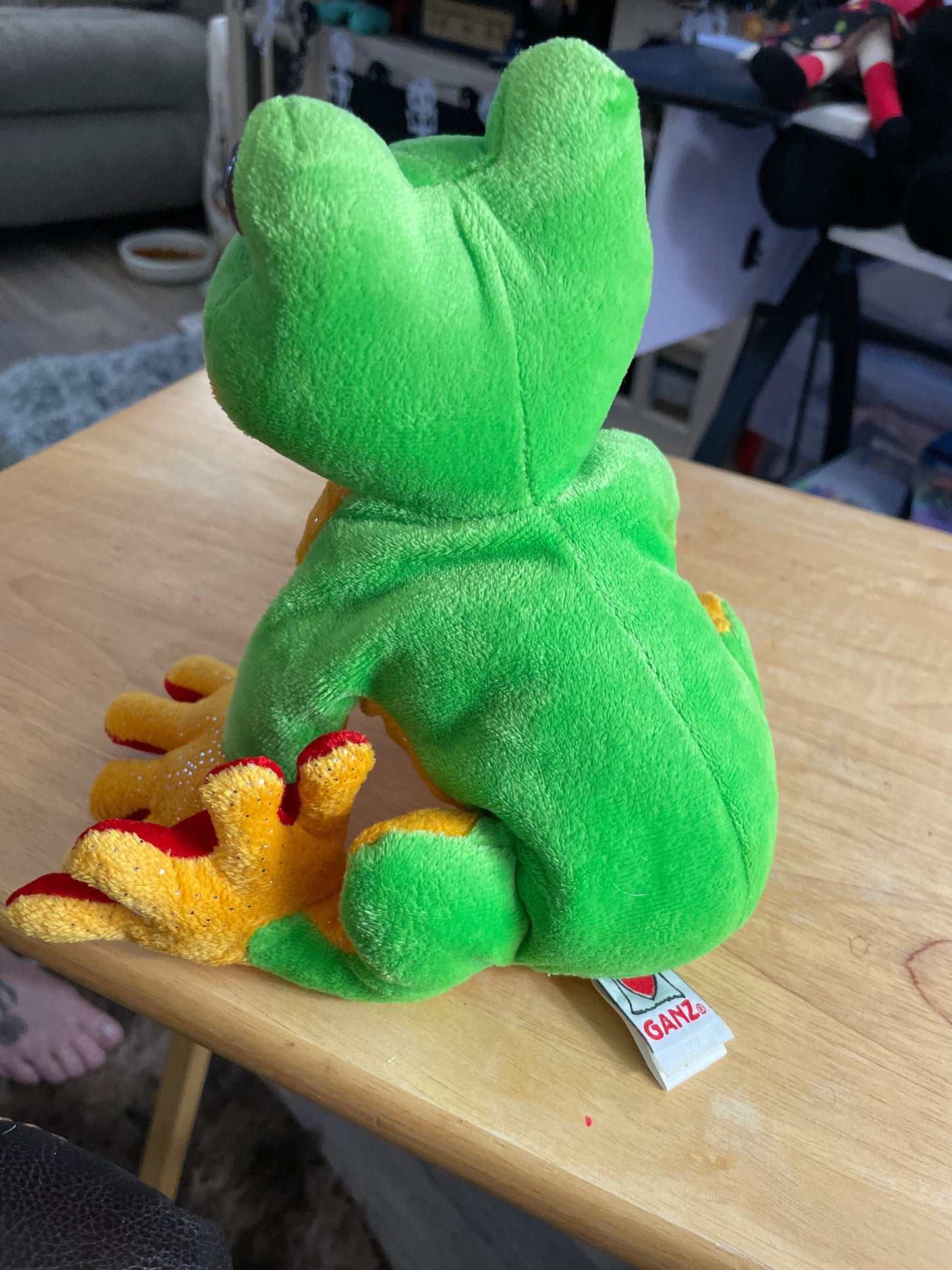 Webkinz Tree Frog Plush, Green Yellow Red, No Code