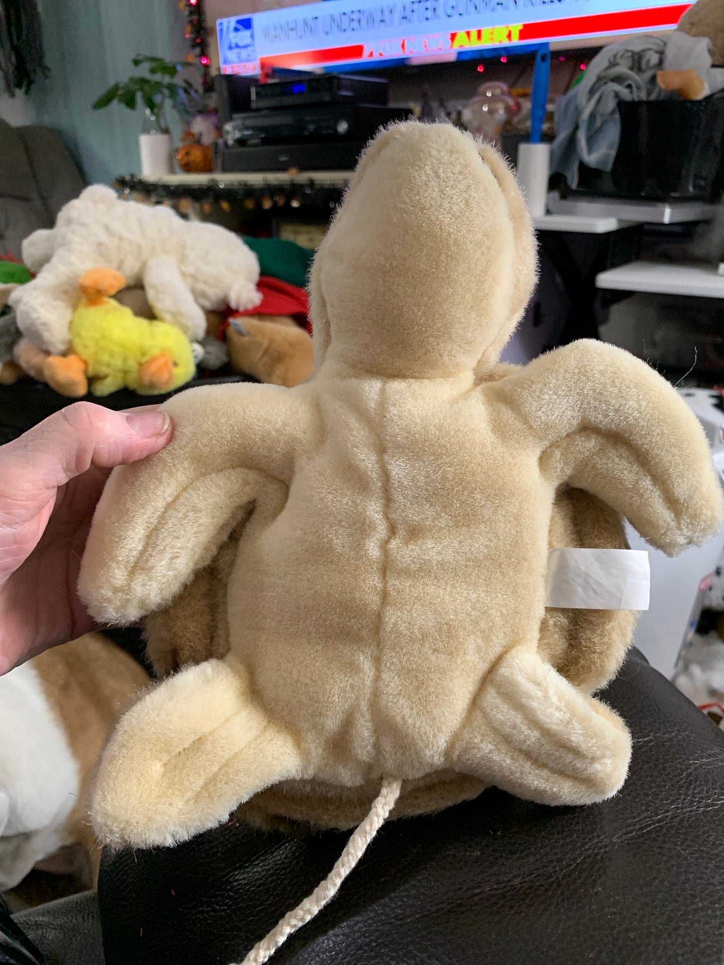 Rare Vintage Happy Horse Holland Brown Turtle Plush. 1993