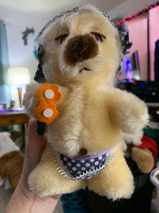 Vintage 1980 Dakin Angela Woofits Plush Toy