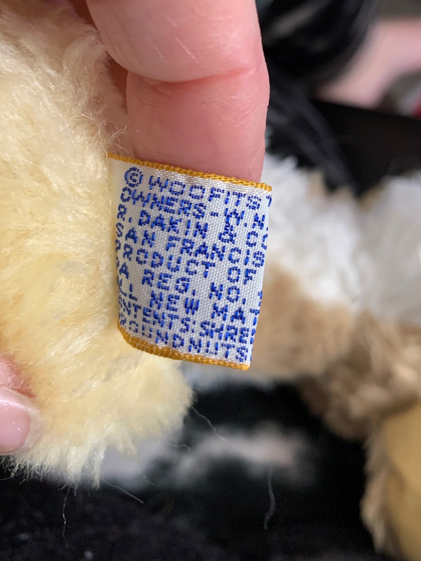 Vintage 1980 Dakin Angela Woofits Plush Toy