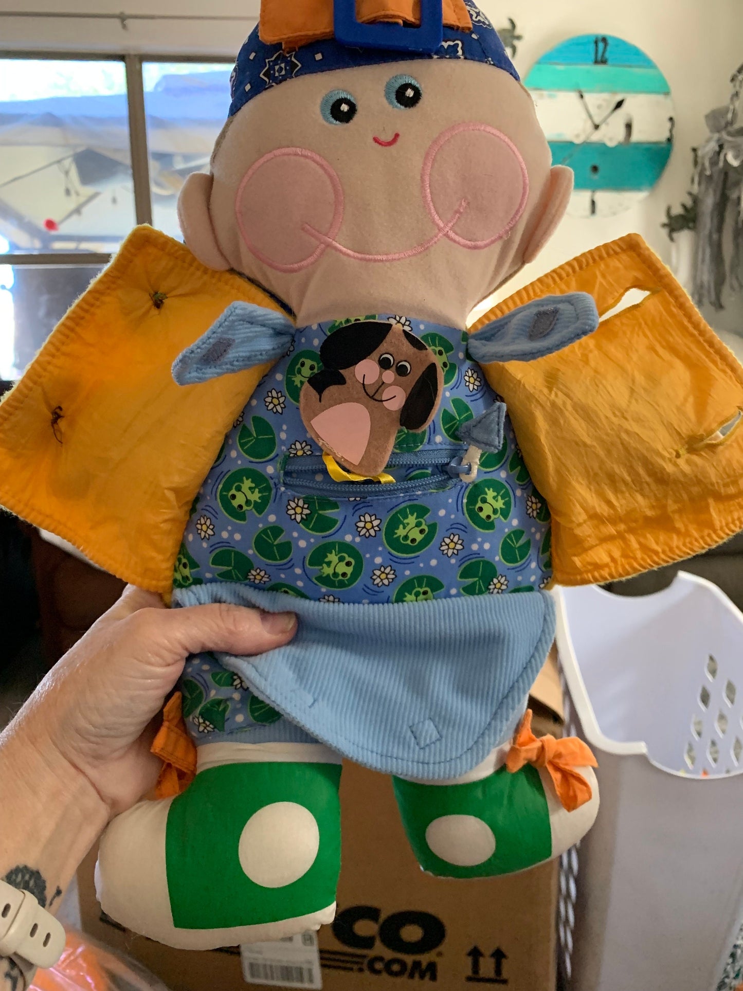 Vintage 2001 Playskool Dapper Dan Plush Toy