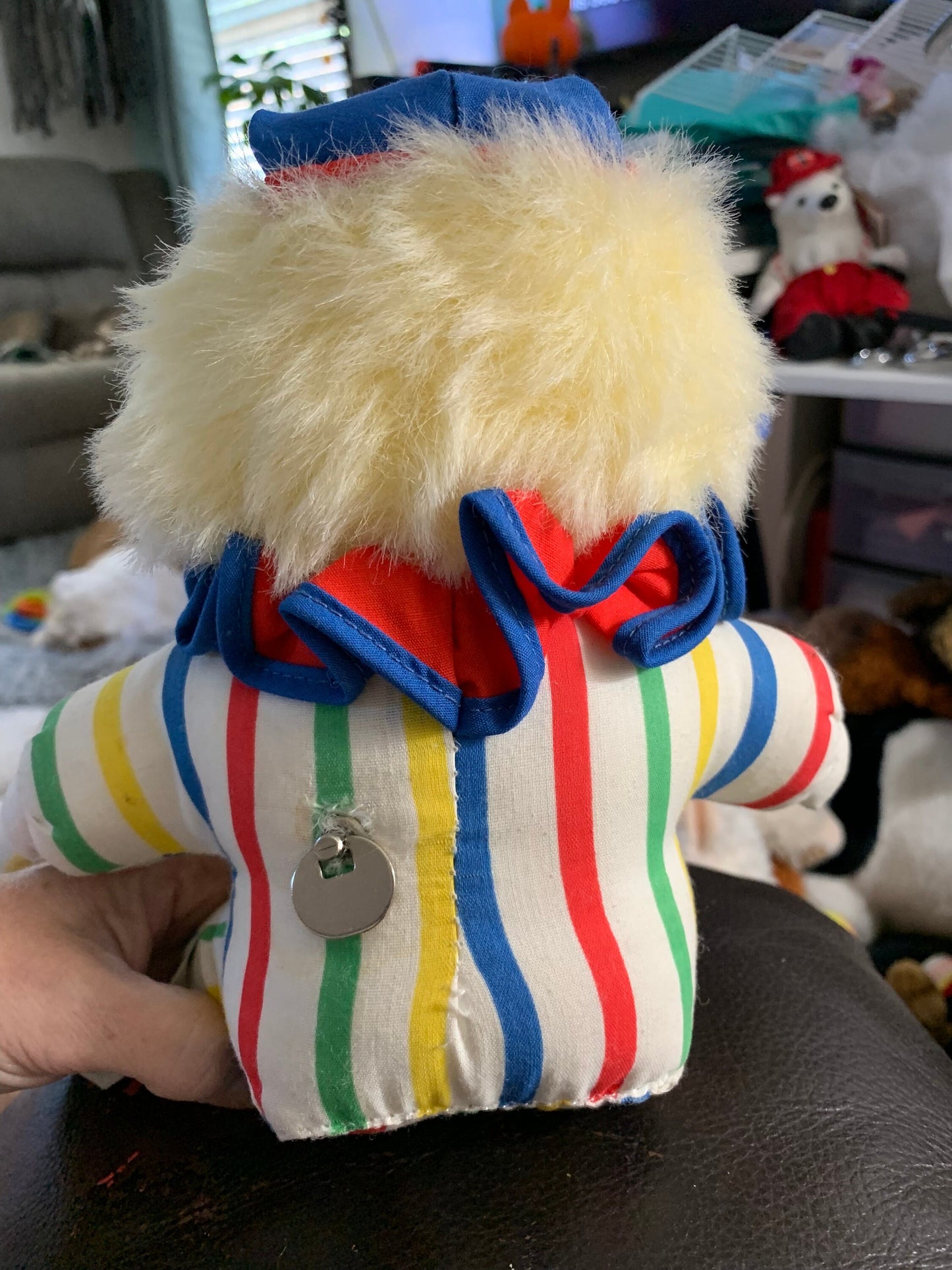 Vintage Bantam Musical Clown Plush Toy: Brahms Lullaby