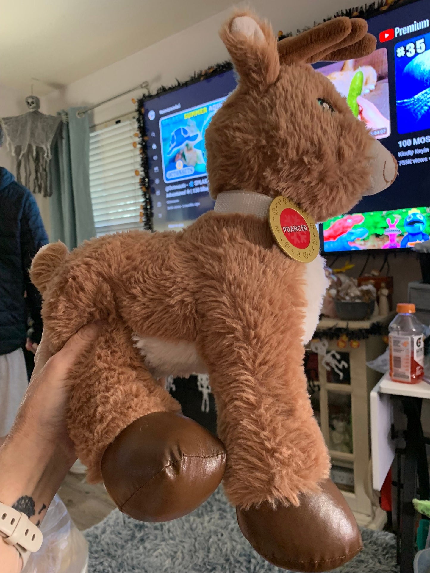 Build A Bear Rudolph the red nose reindeer plush. Prancer Plush