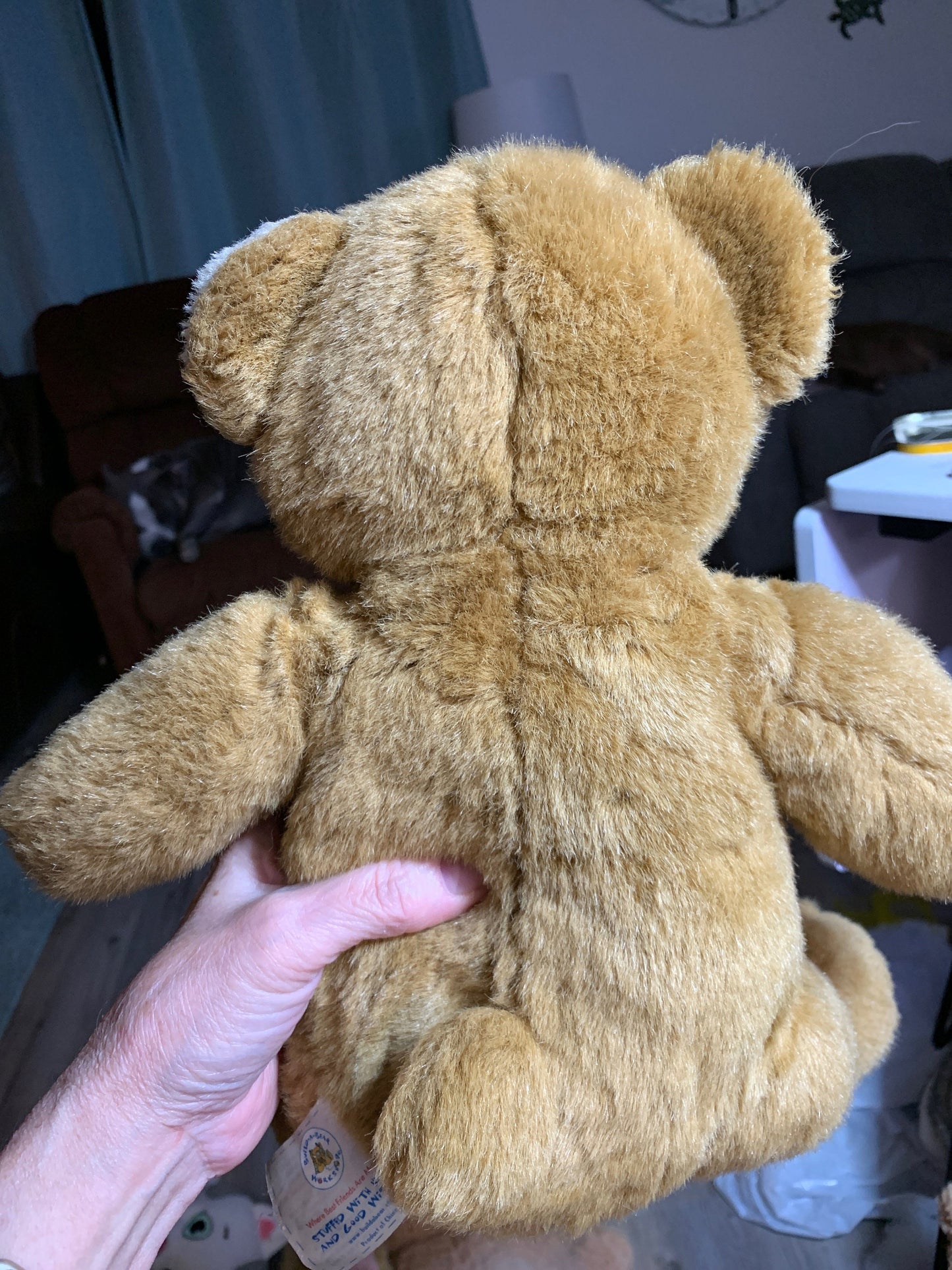 Build a Bear Brown And White Happy Cub Teddy Bear Plush. RETIRED
