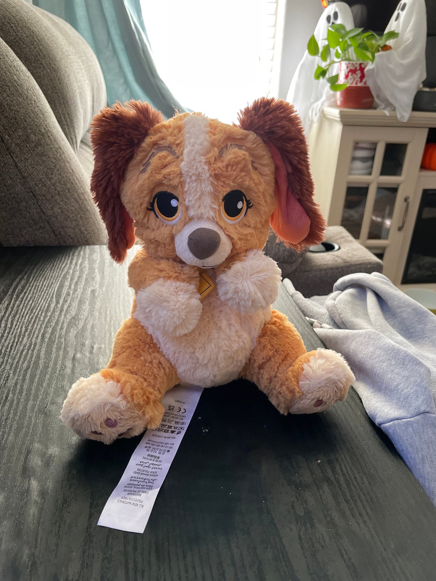 Disney Lady And The Tramp Baby Lady Puppy Dog Plush. Excellent Condition.