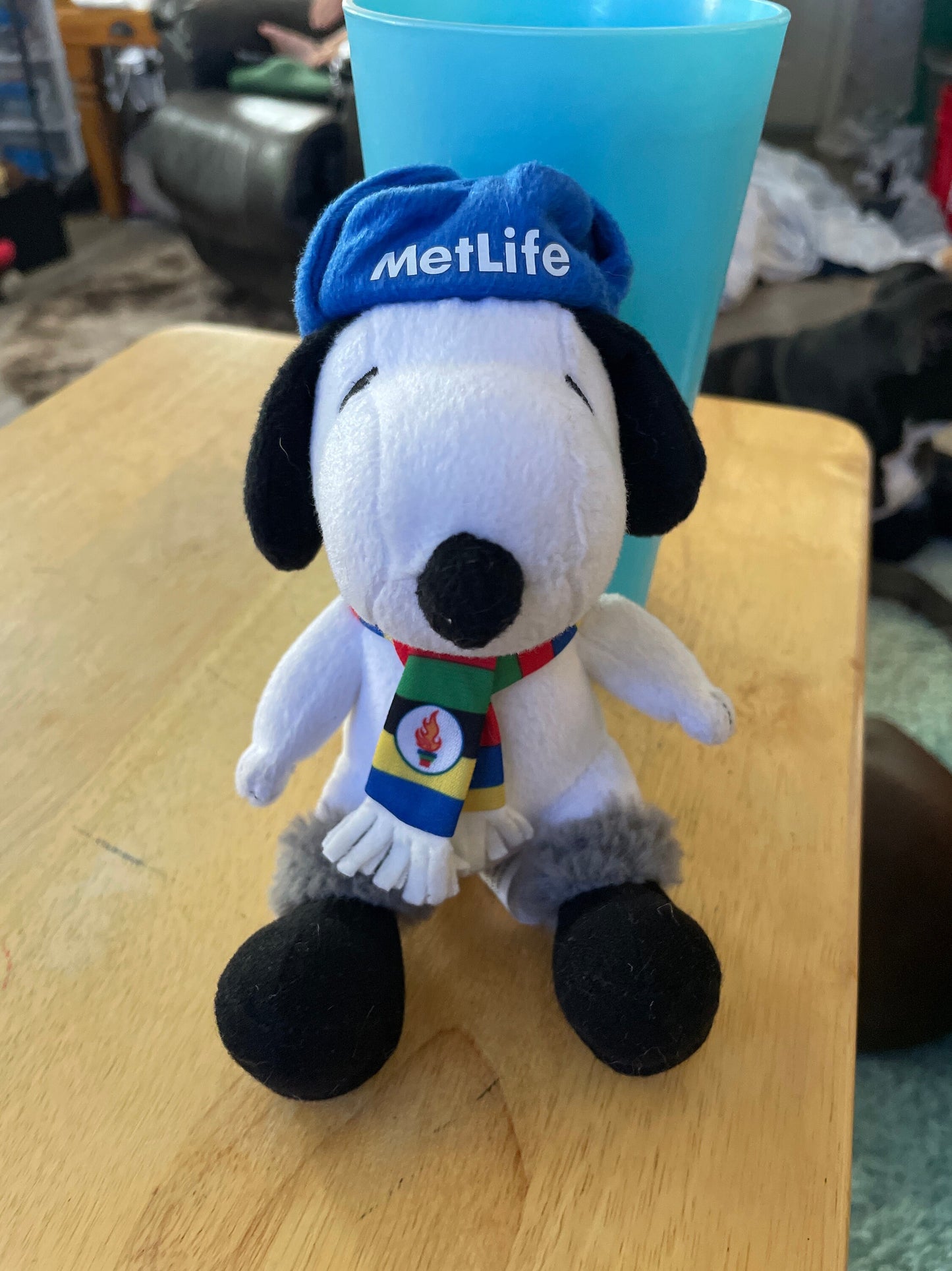 MetLife Peanuts Snoopy Winter Olympics Plush
