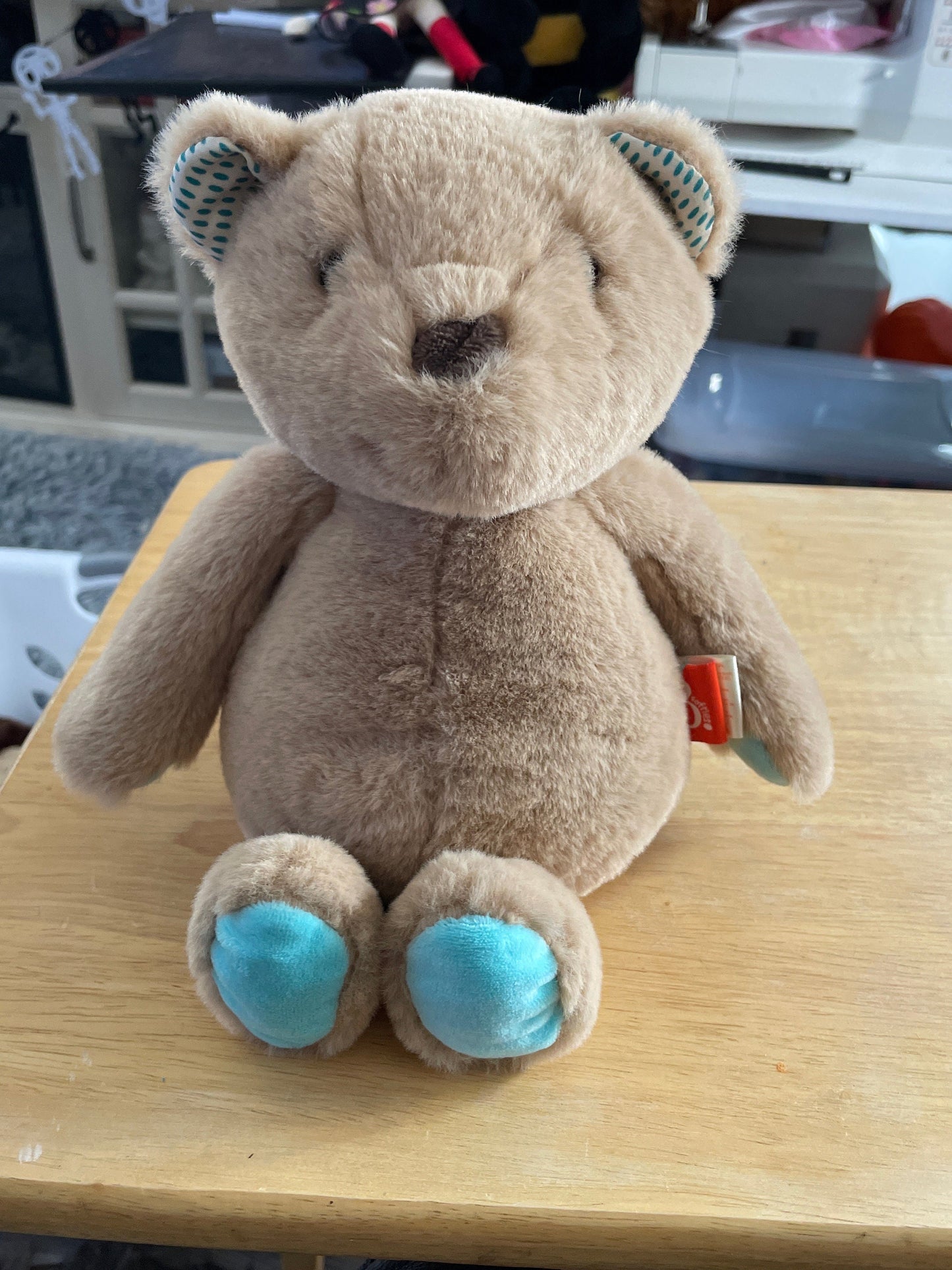B Softies Brown 12” Plush & Beanie Teddy Bear Stuffed Animal Toy
