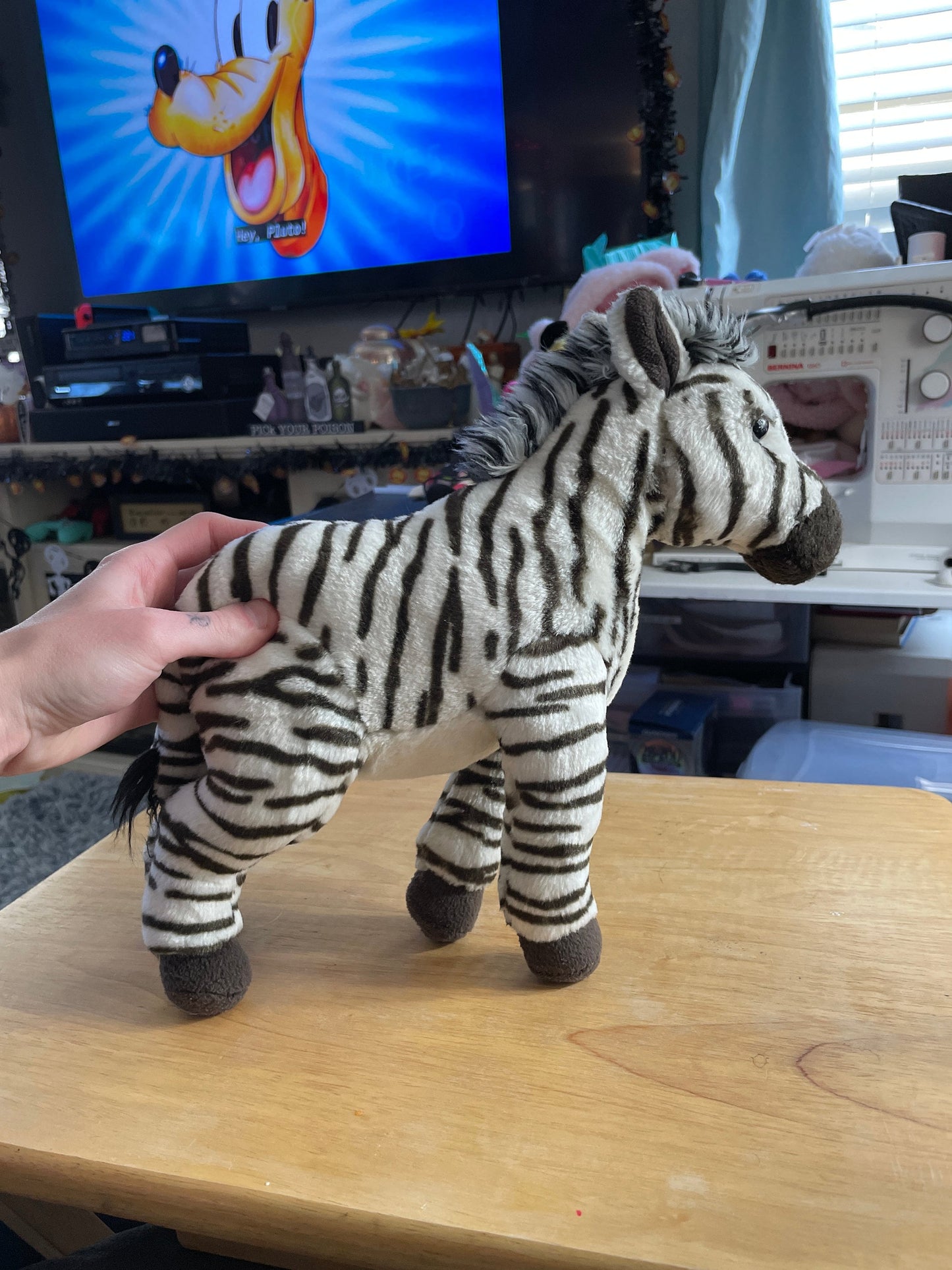Webkinz Signature Cape Mountain Zebra Plush - No code, Rare and HTF!