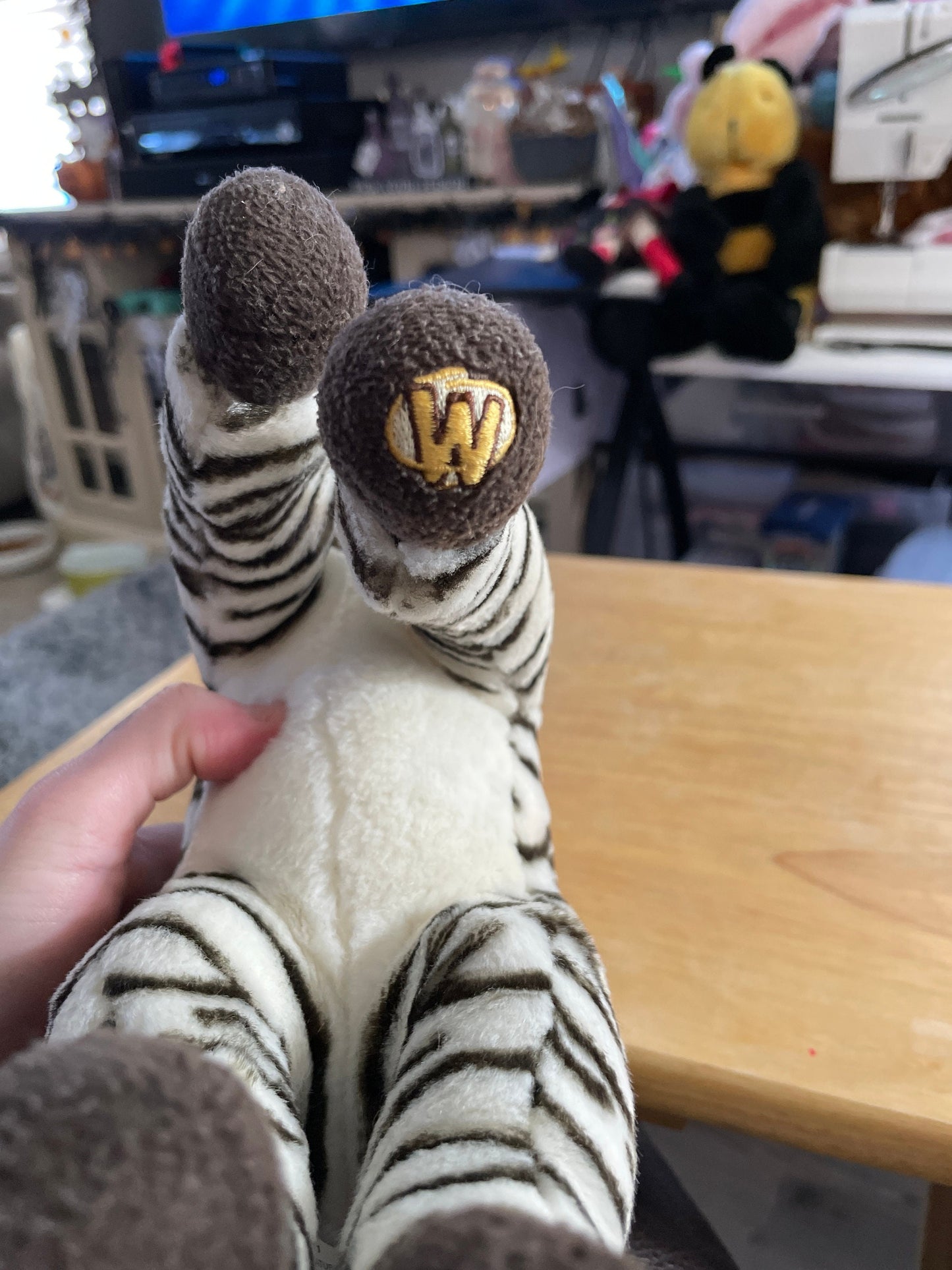 Webkinz Signature Cape Mountain Zebra Plush - No code, Rare and HTF!