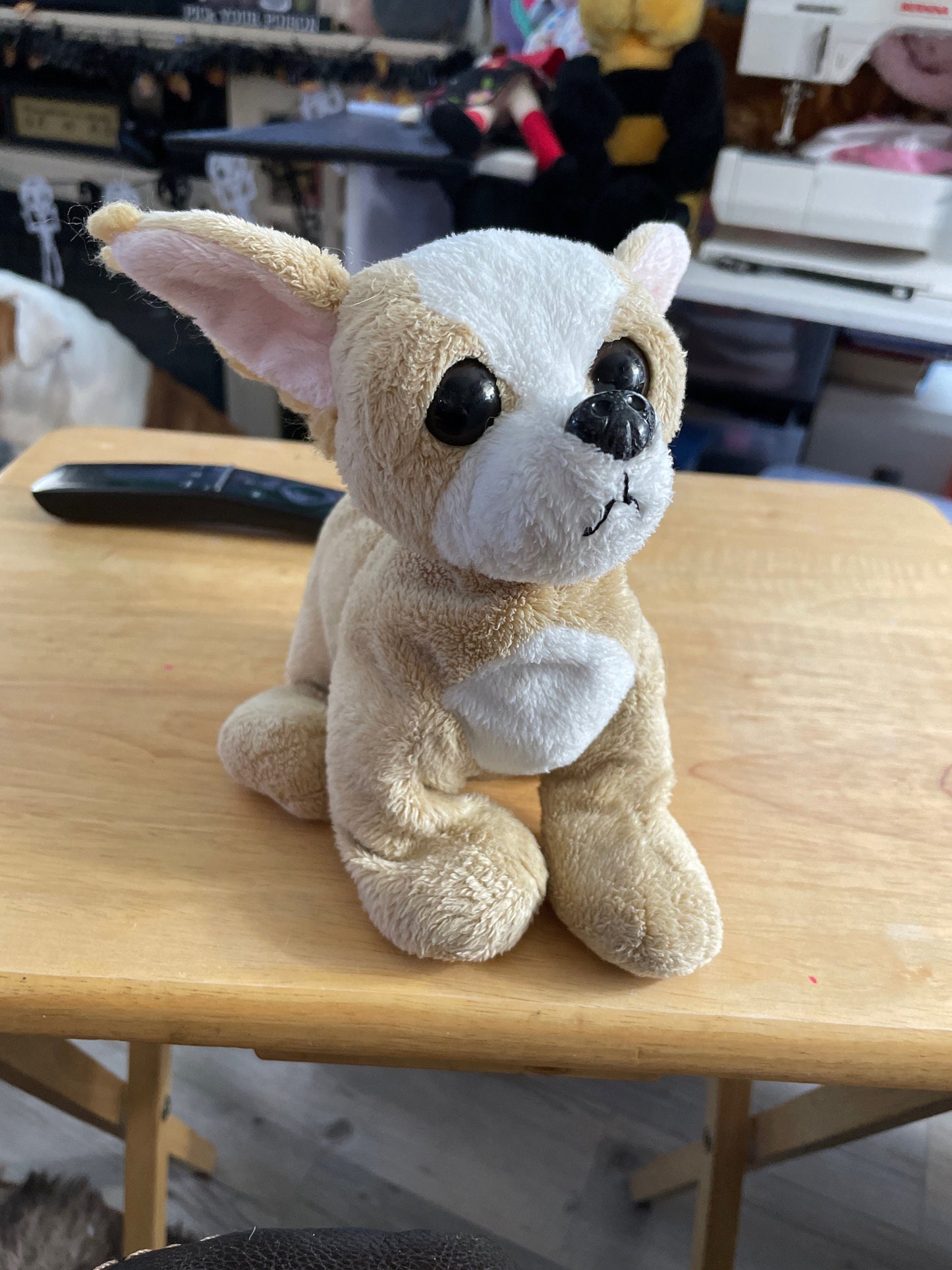 Webkinz Tan and White Chihuahua Dog Plush. No Code