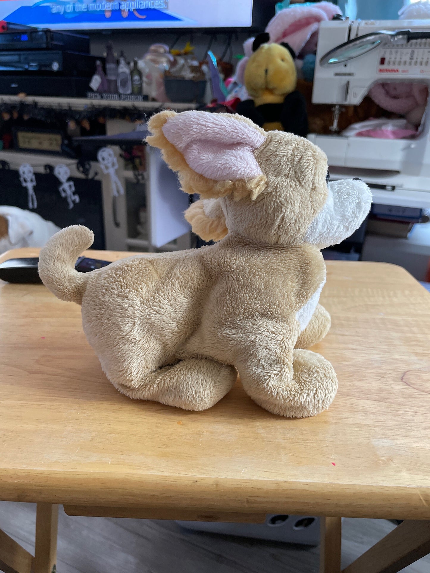 Webkinz Tan and White Chihuahua Dog Plush. No Code