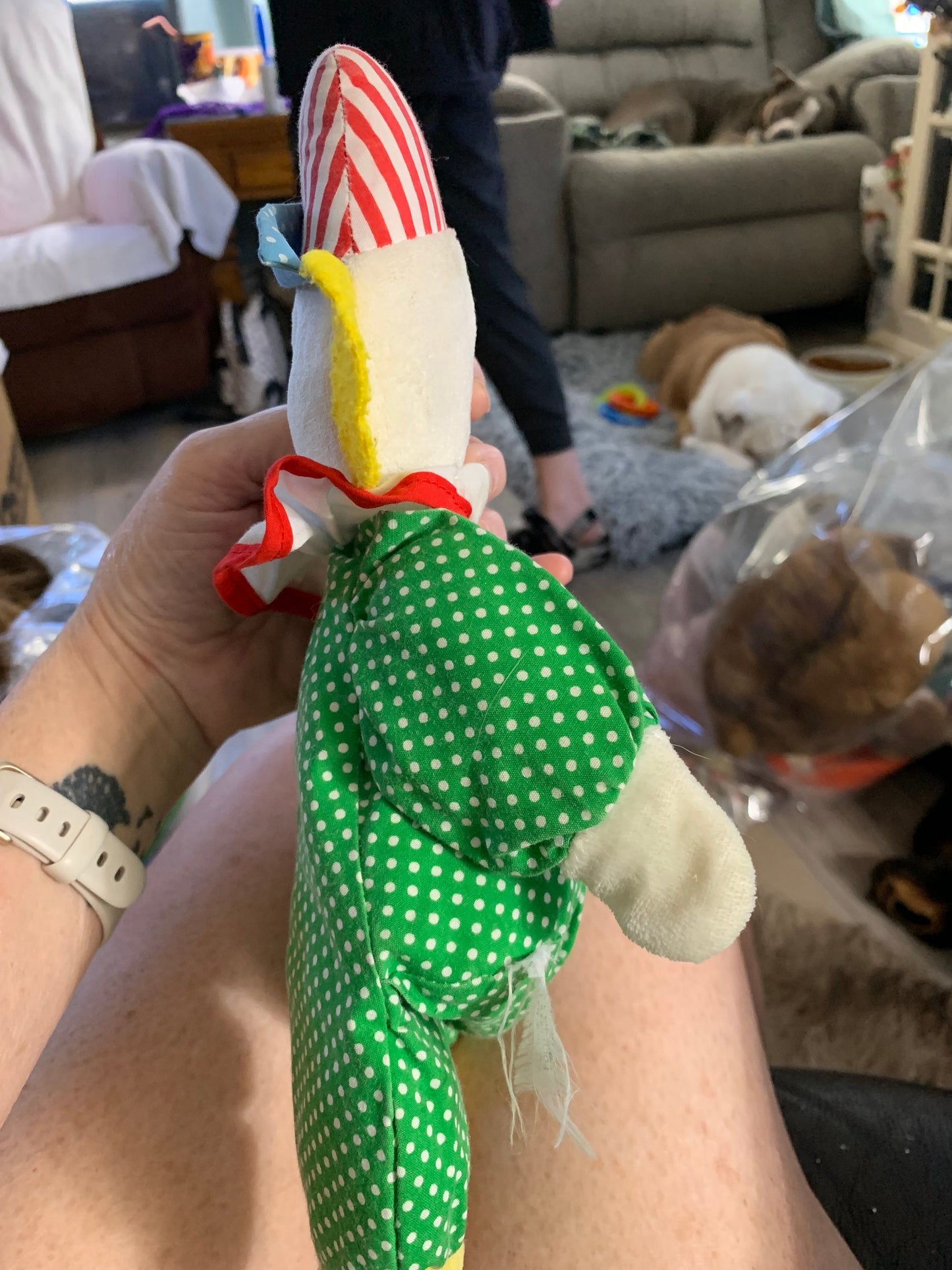 Vintage Kids Gifts Clown Plush. Very very rare and hard to find! Terry Cloth