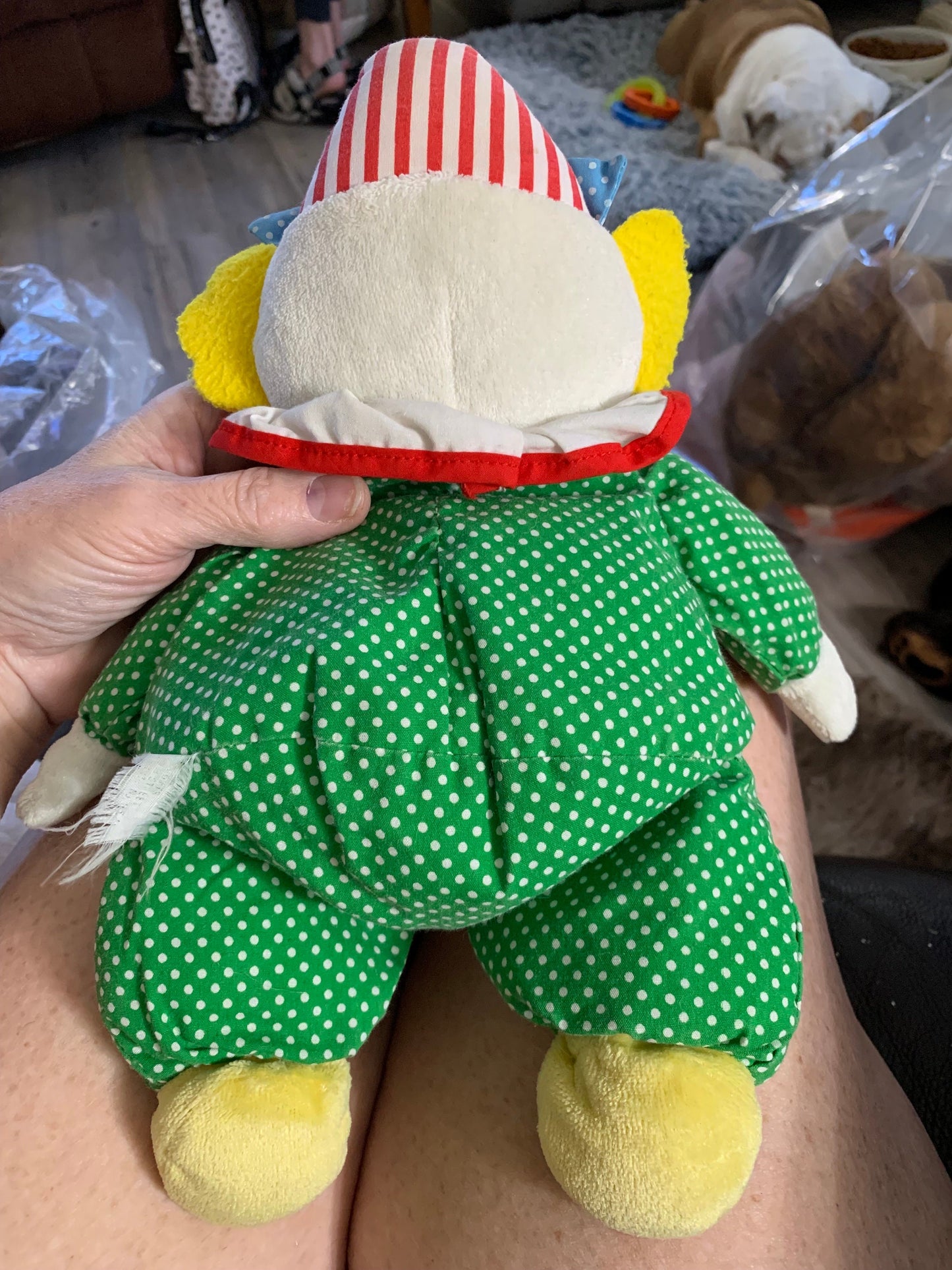 Vintage Kids Gifts Clown Plush. Very very rare and hard to find! Terry Cloth