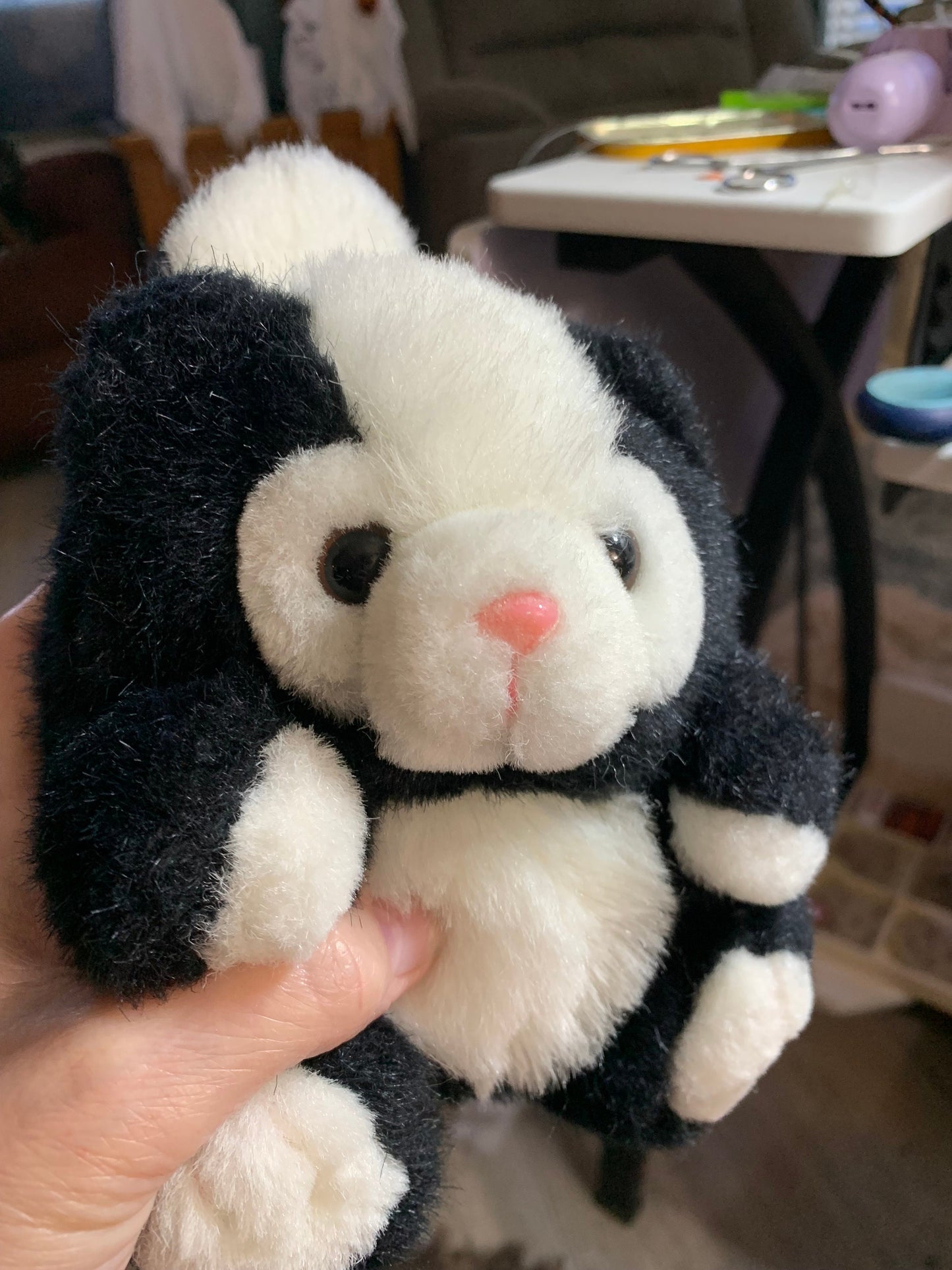 Mary Meyer Blossom Skunk Plush, Rare 1991 Stuffed Animal
