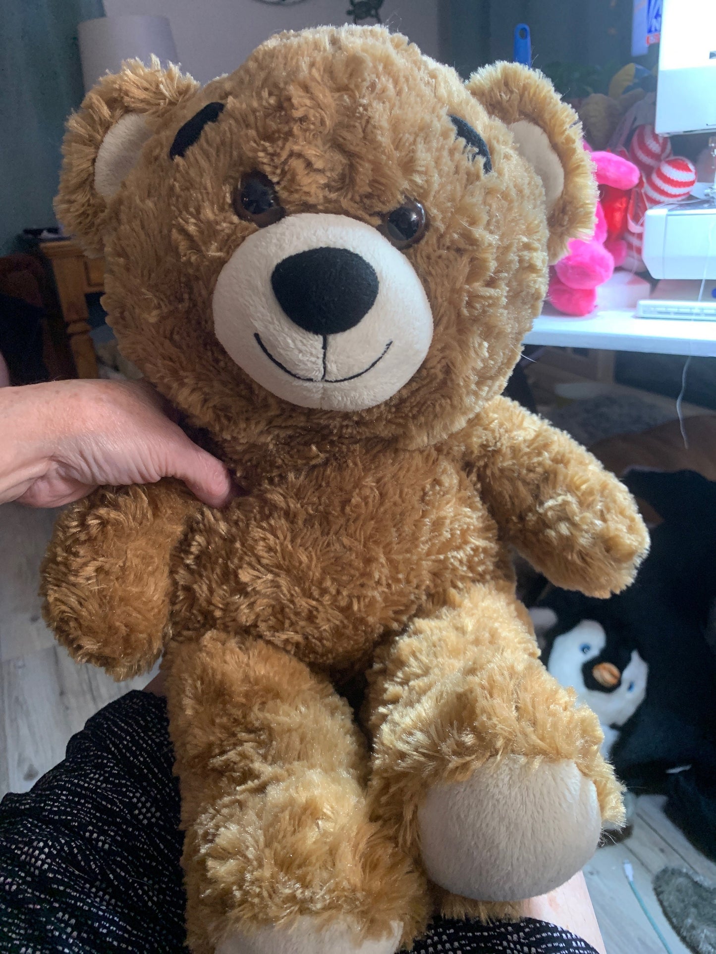 Build A Bear Brown and White Bearemy Bear Plush