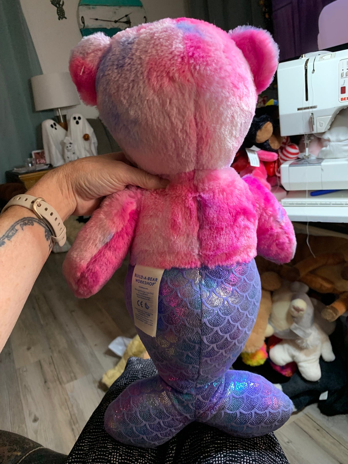 Build A Bear Magical Mer-Bear Mermaid Plush