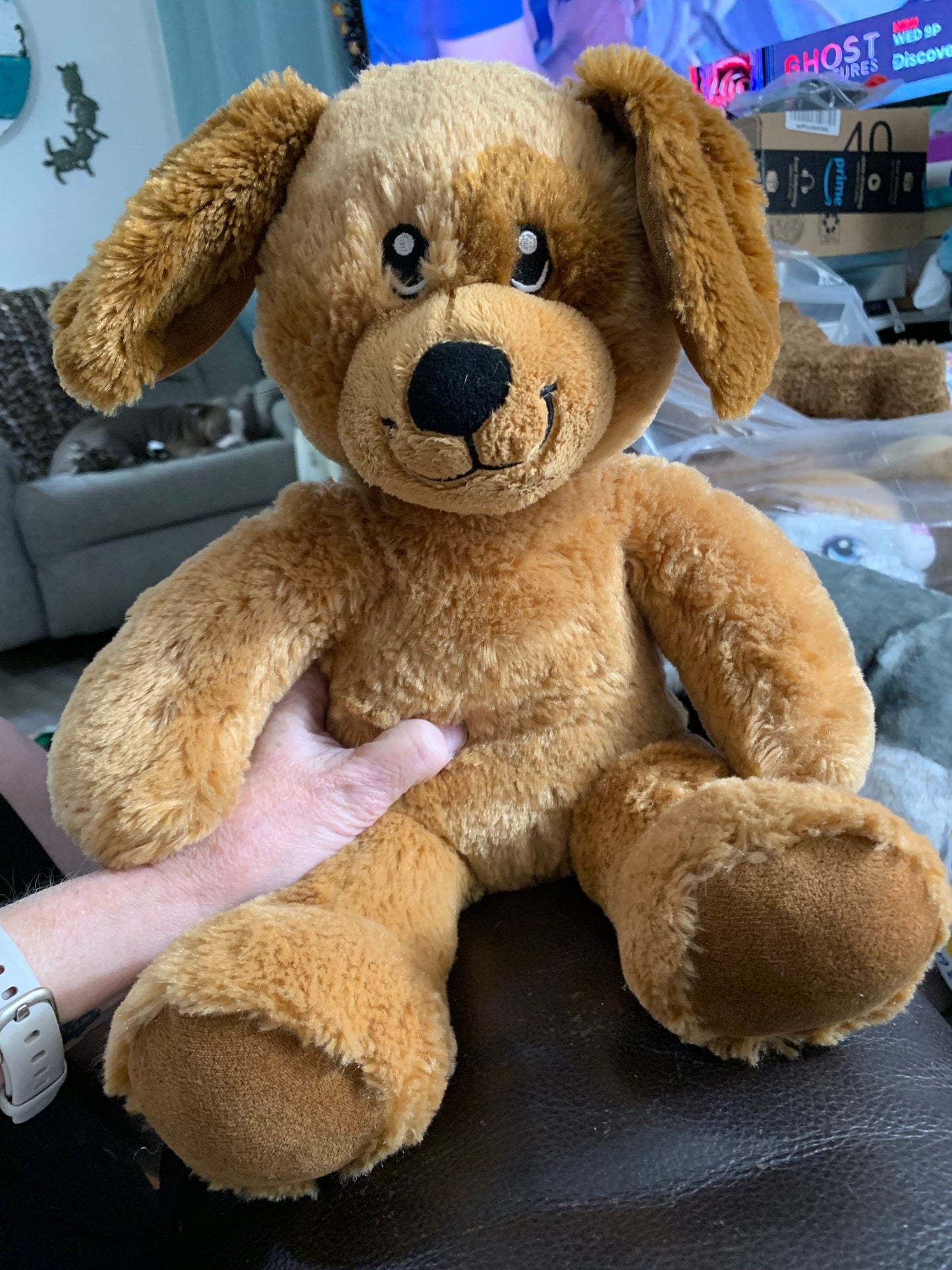 Build A Bear Light Brown Chocolate Chunk Puppy Dog Plush