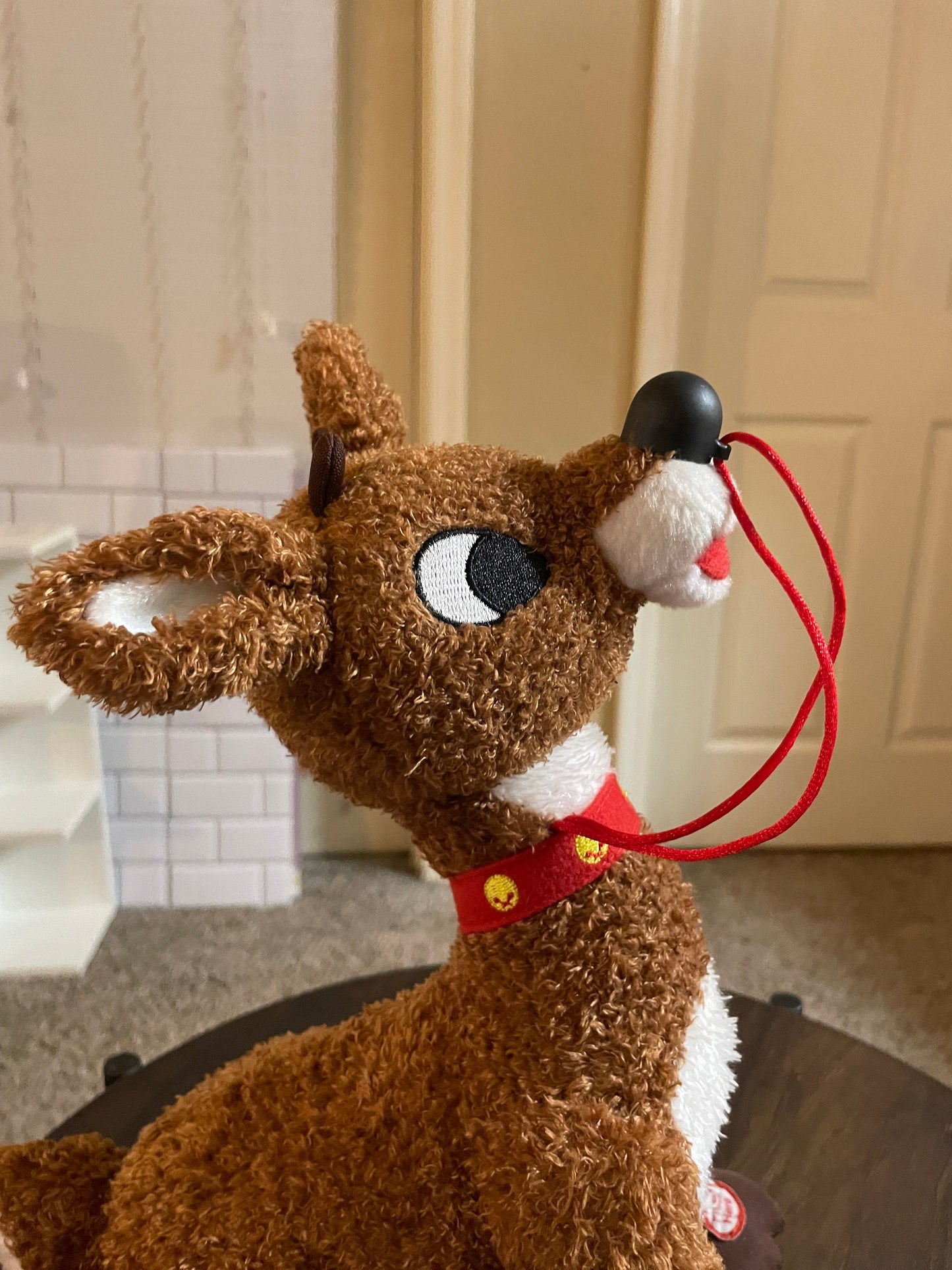Hallmark Don't Cover My Nose Rudolph Reindeer Plush