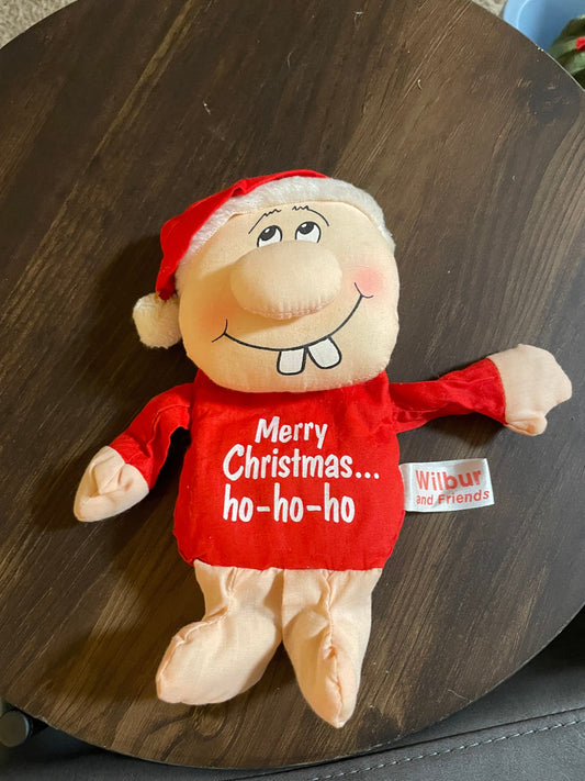 Wilbur and Friends Christmas Santa Plush Vintage by Russ