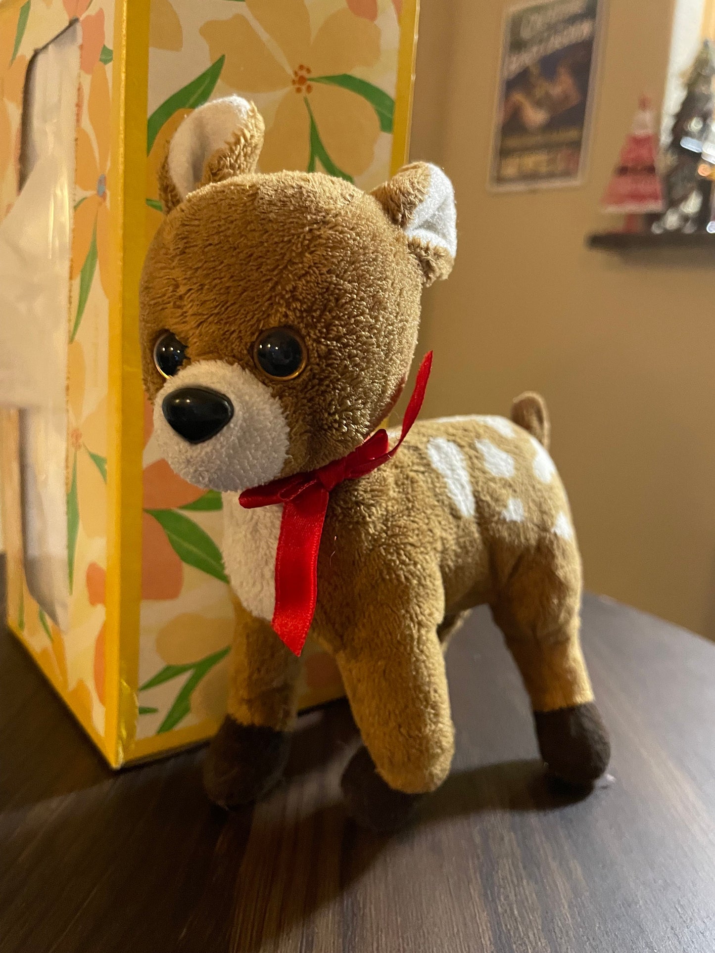 Ty beanie babies chestnut reindeer plush