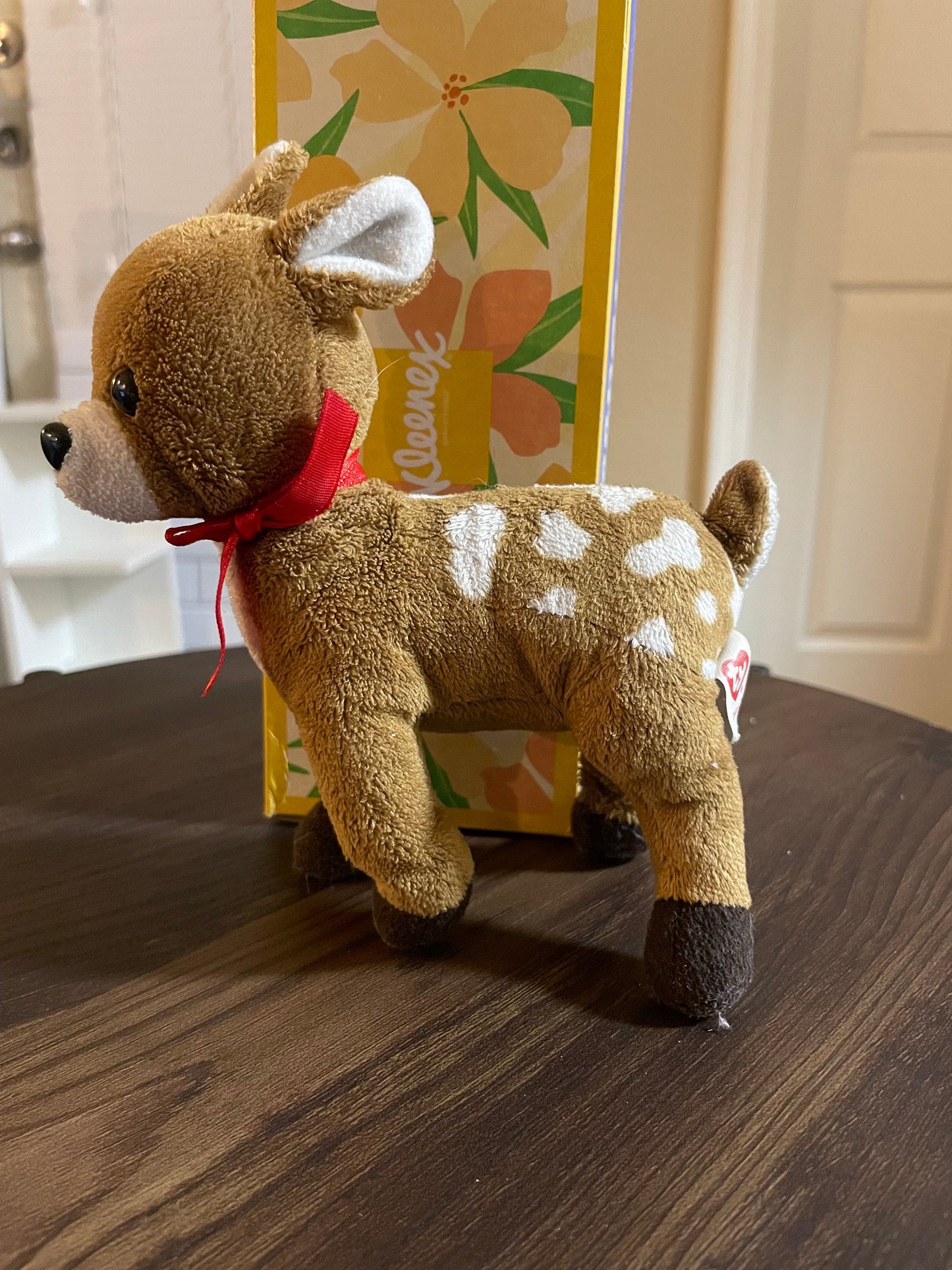 Ty beanie babies chestnut reindeer plush
