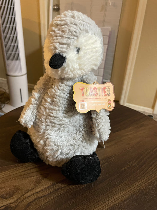 FAO Schwarz Toasties Stress Relief Weighted Plush Penguin NWT - Read description!
