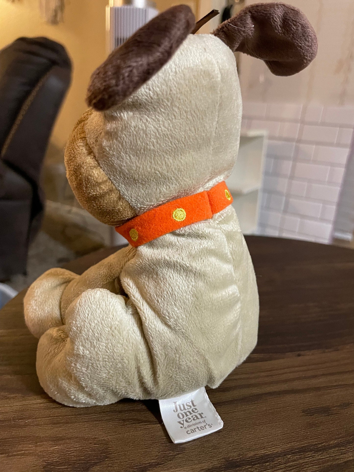 Just One Year Carters Puppy dog bulldog plush