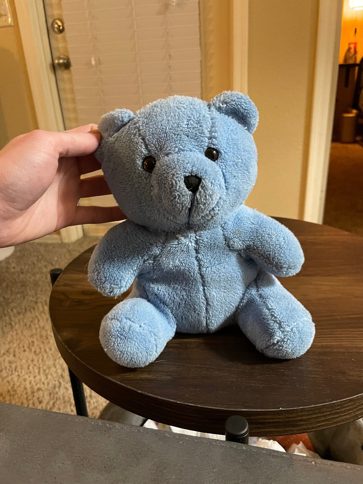 circus circus blue teddy bear plush