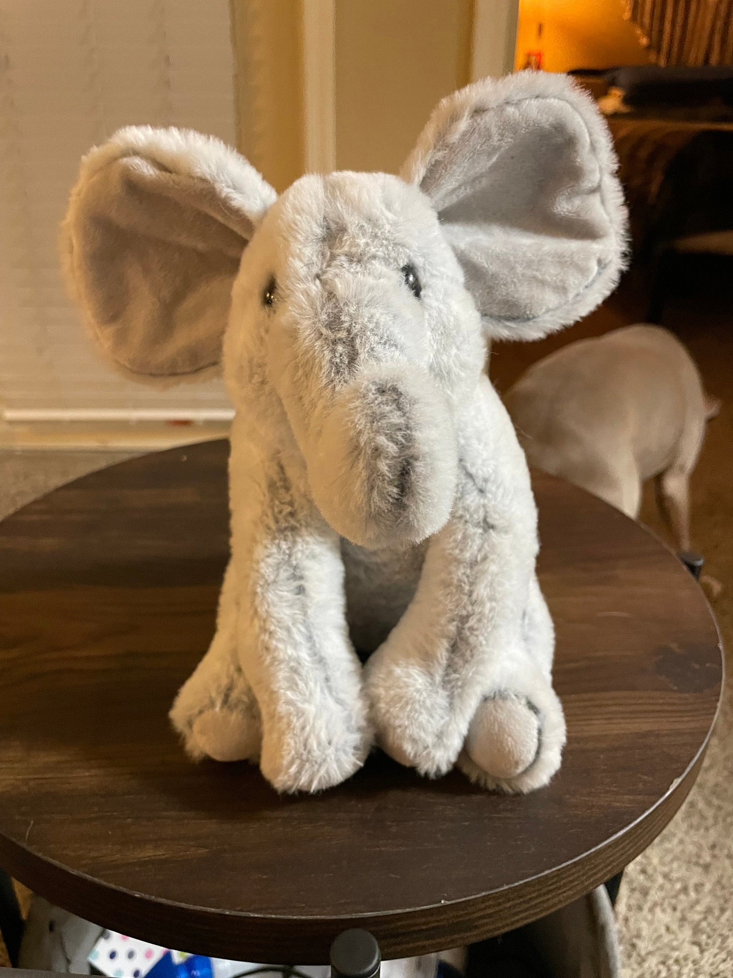 Grey soft elephant plush