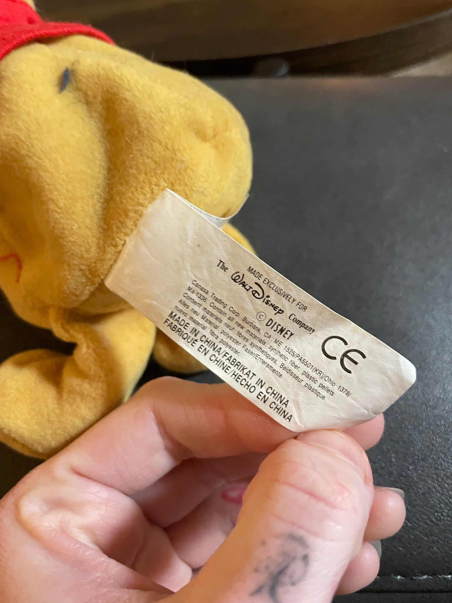 Winnie the Pooh Disney bean bag plush