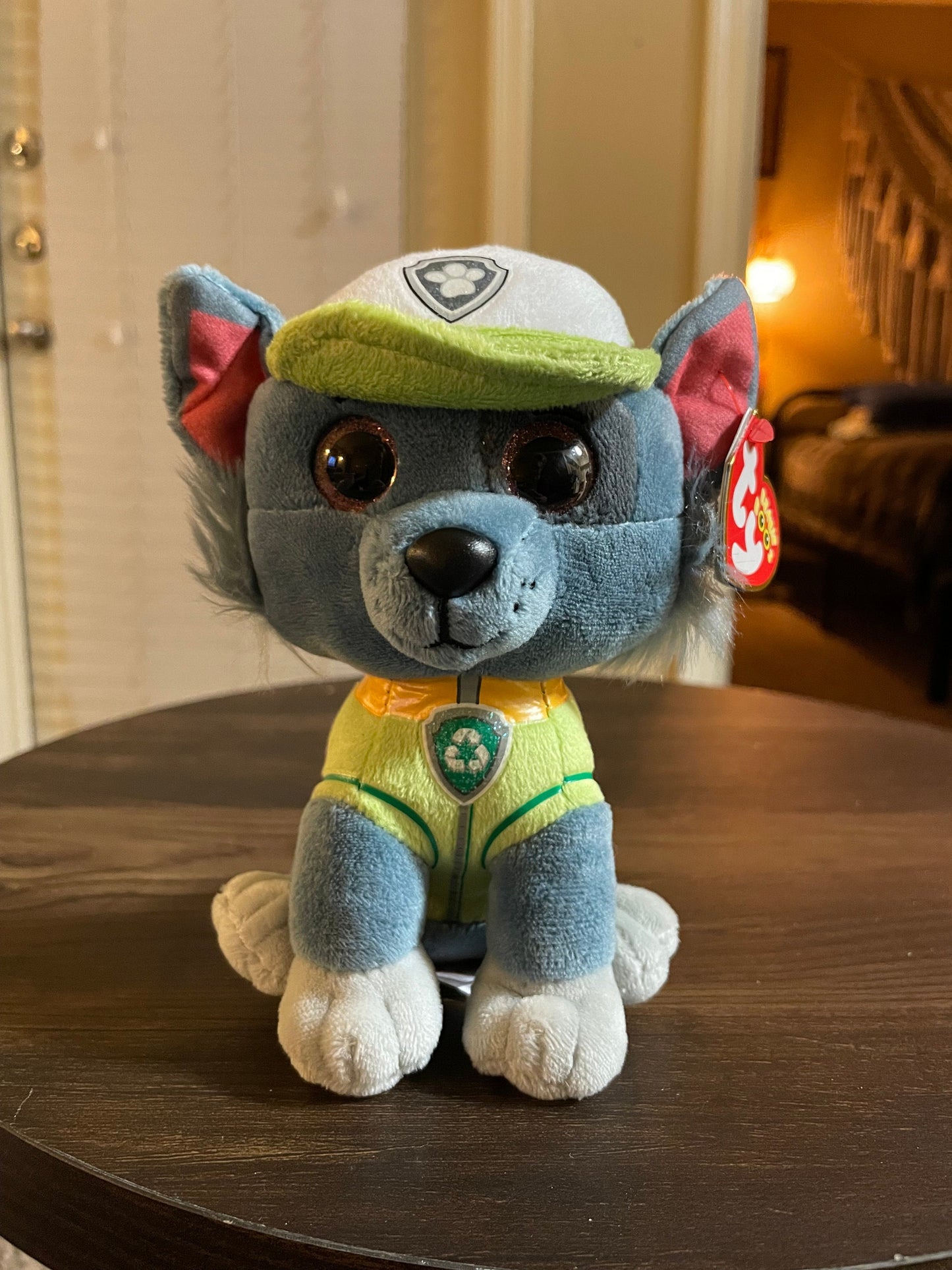 Ty Beanie Boos Paw Patrol Rocky plush Nwt