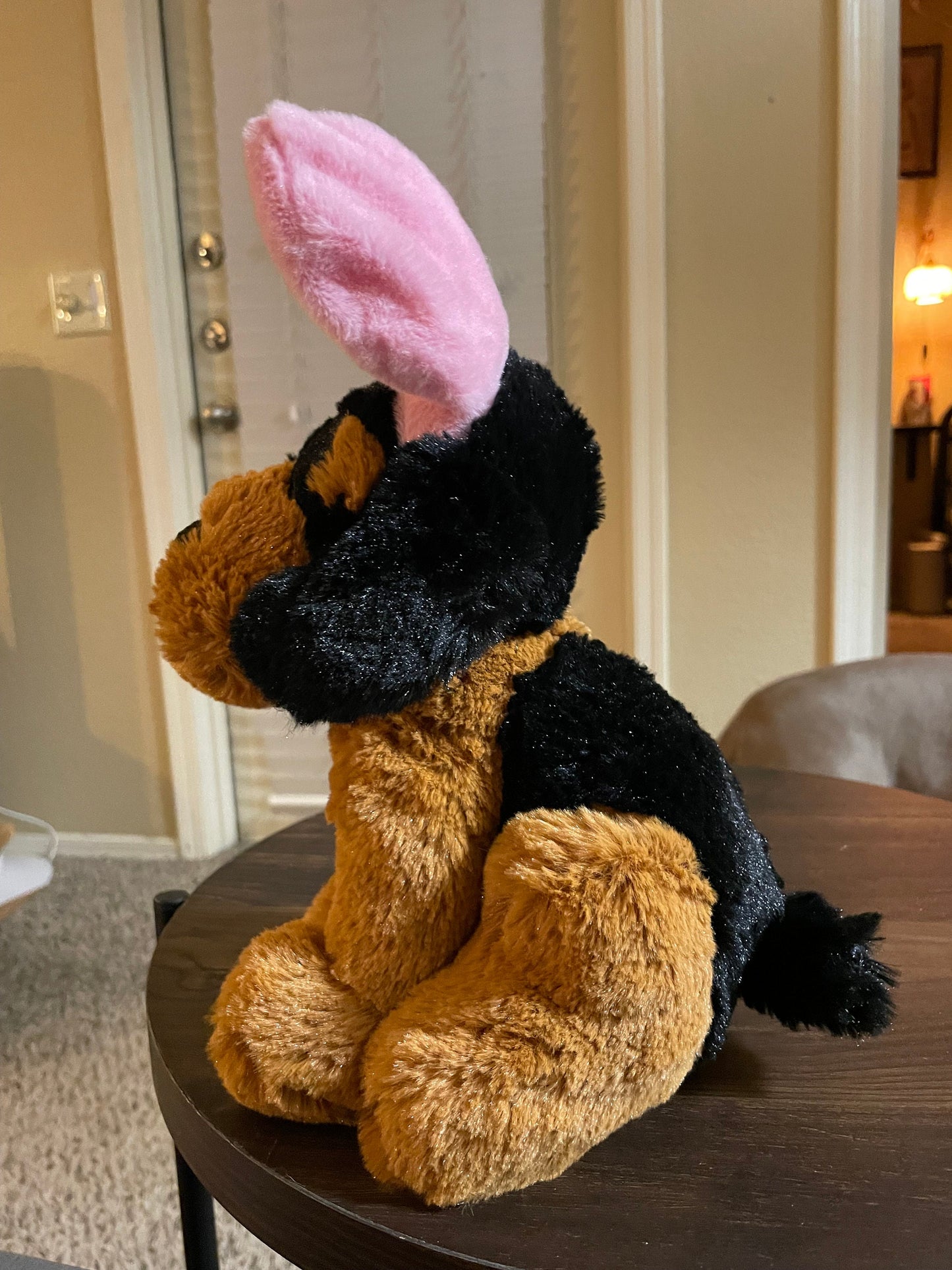 Inter-American puppy dog with bunny ears plush