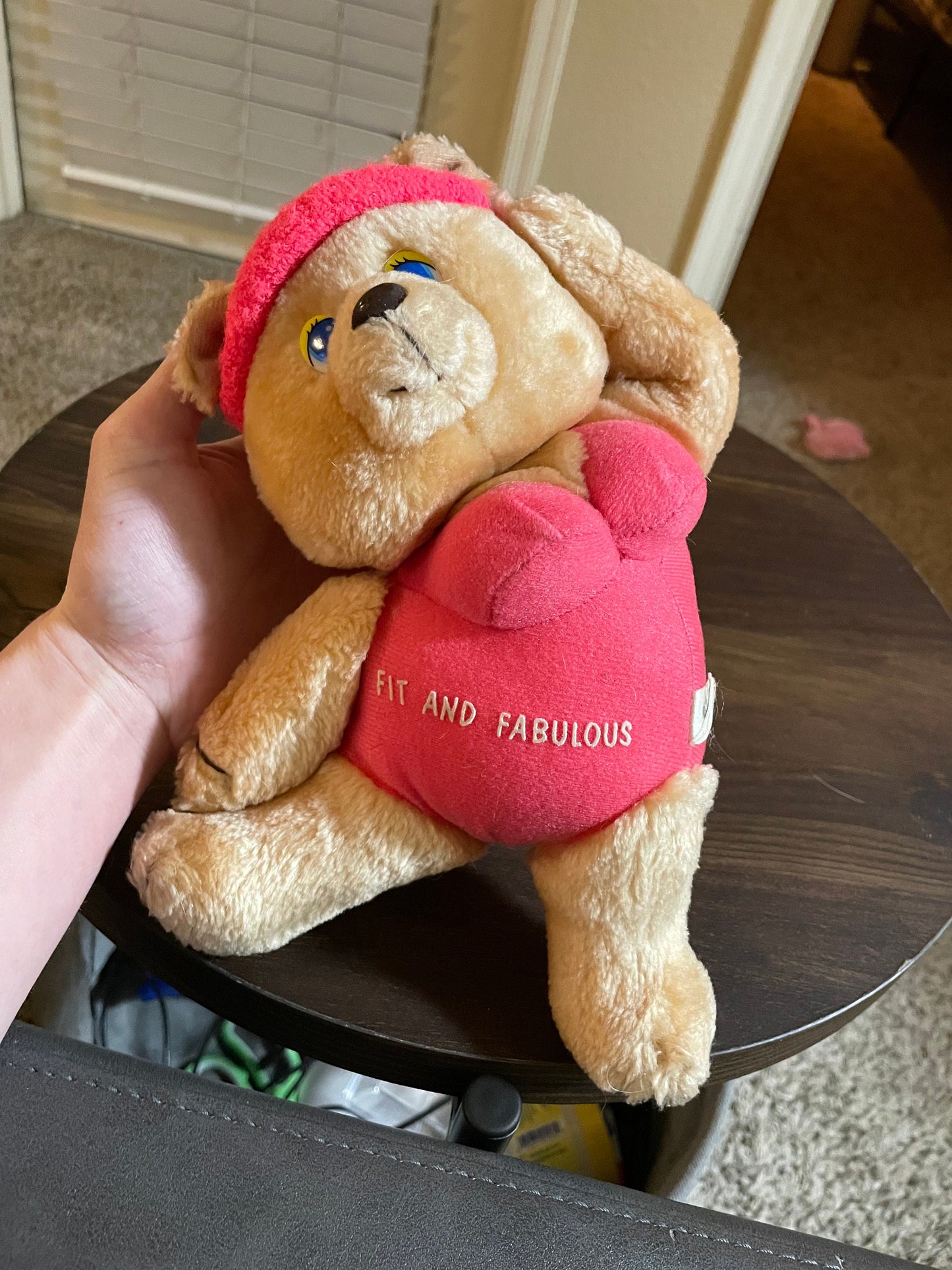 Rare Vintage Russ Teddy Bear Fit And Fabulous Plush